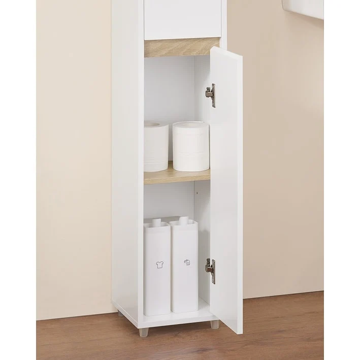 SoBuy BZR34-W, Bathroom Tall Cabinet Cupboard Storage Cabinet