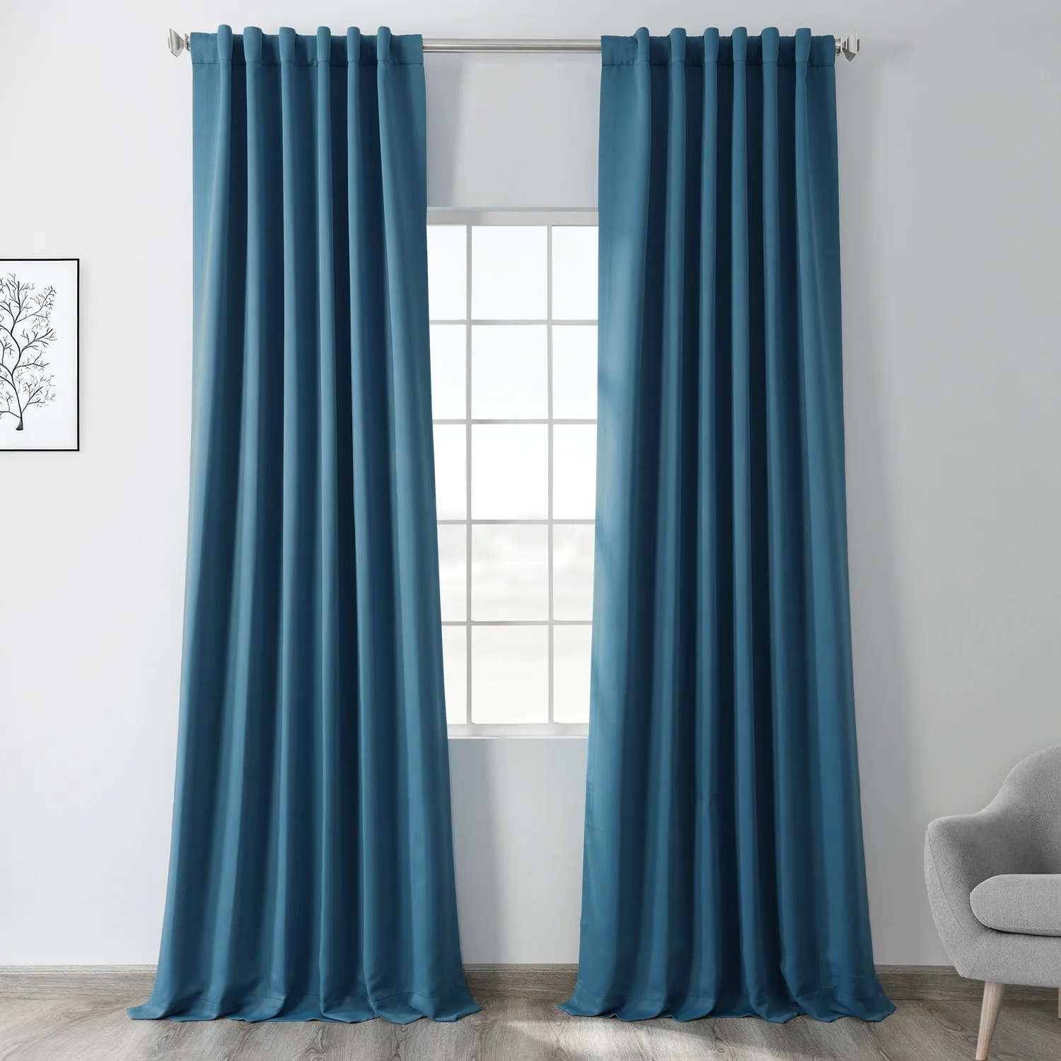 Exclusive Fabrics Room Darkening Curtain Panel Pair (2 Panels)