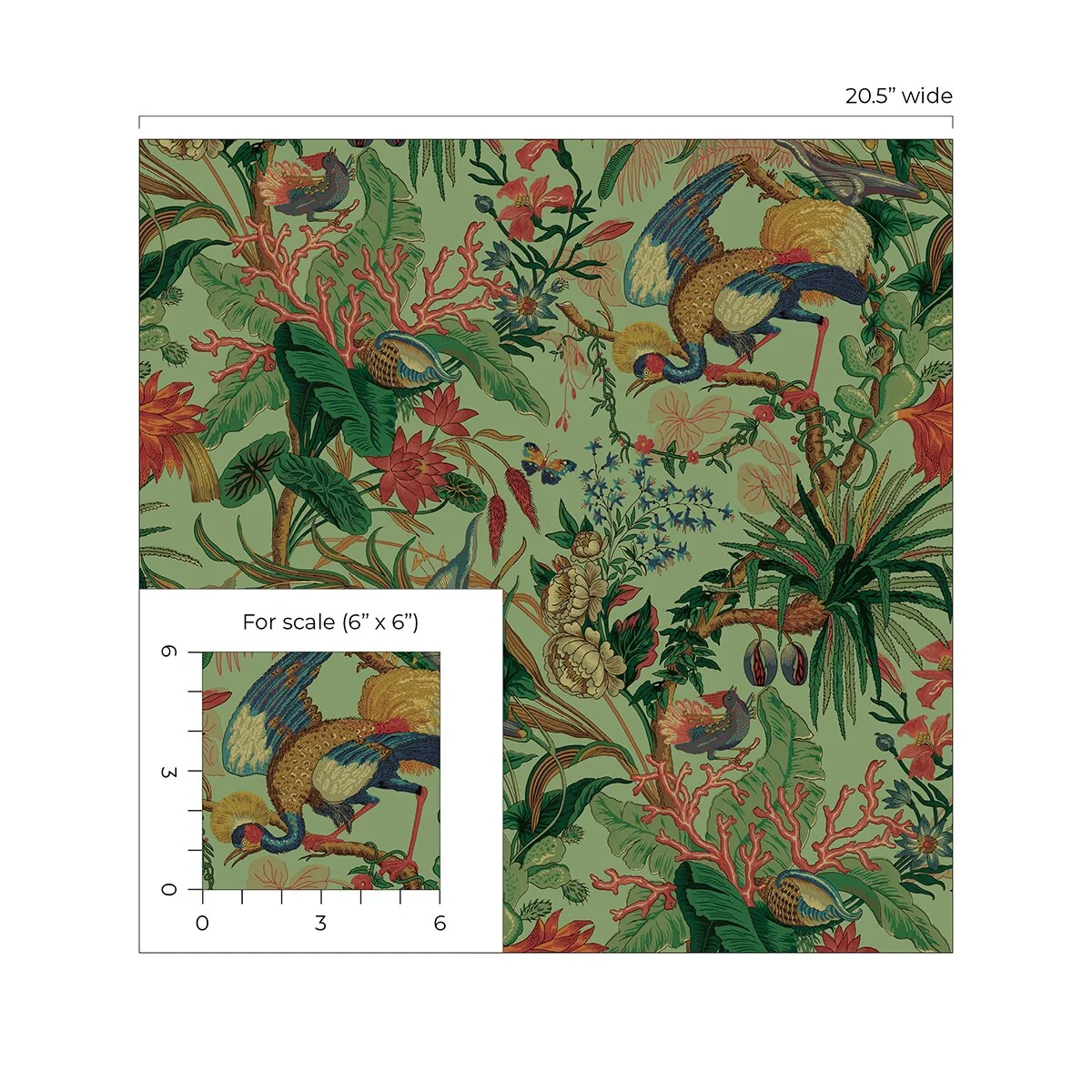 NextWall Tropical Canopy Peel and Stick Wallpaper
