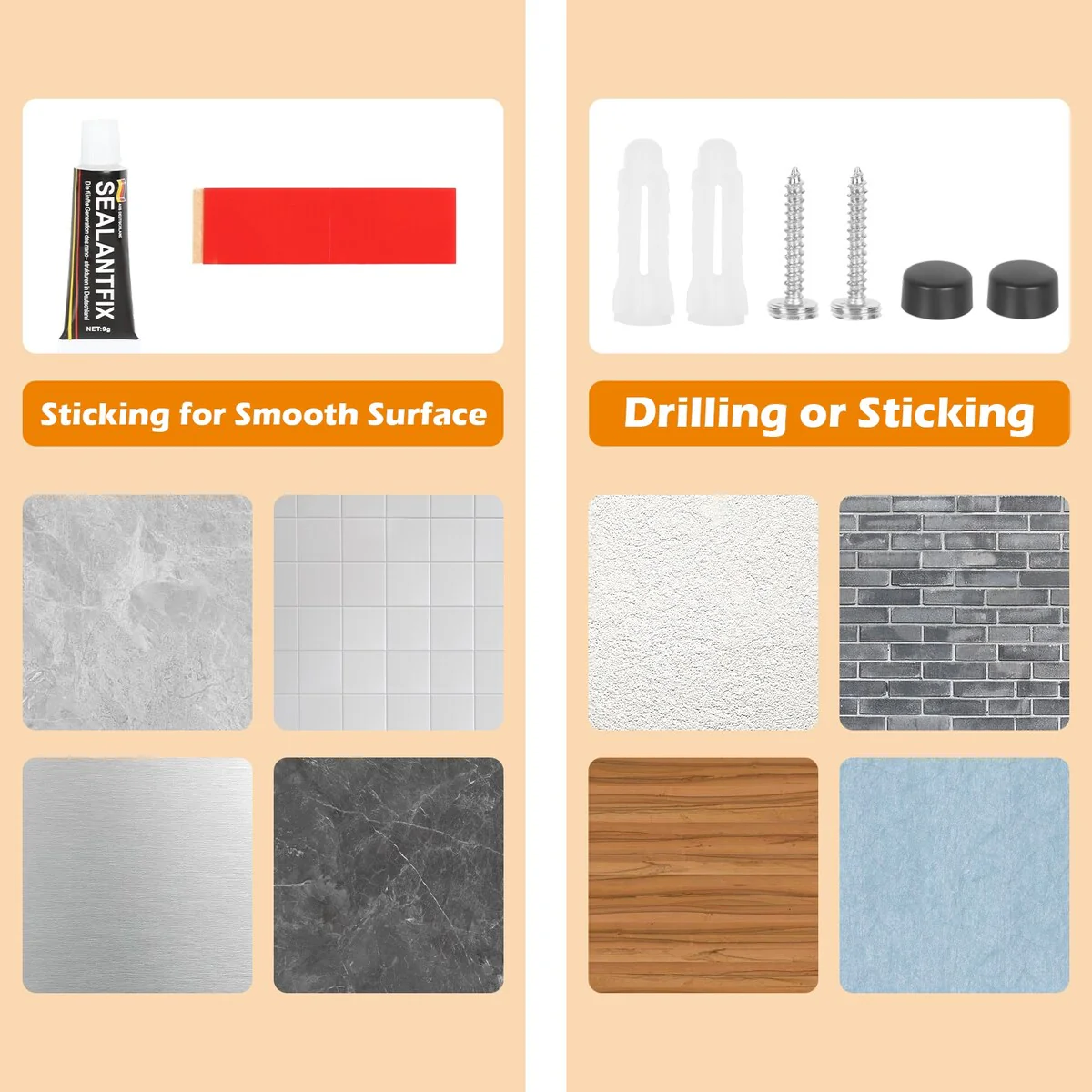 Metal Wall Mount Coat Rack