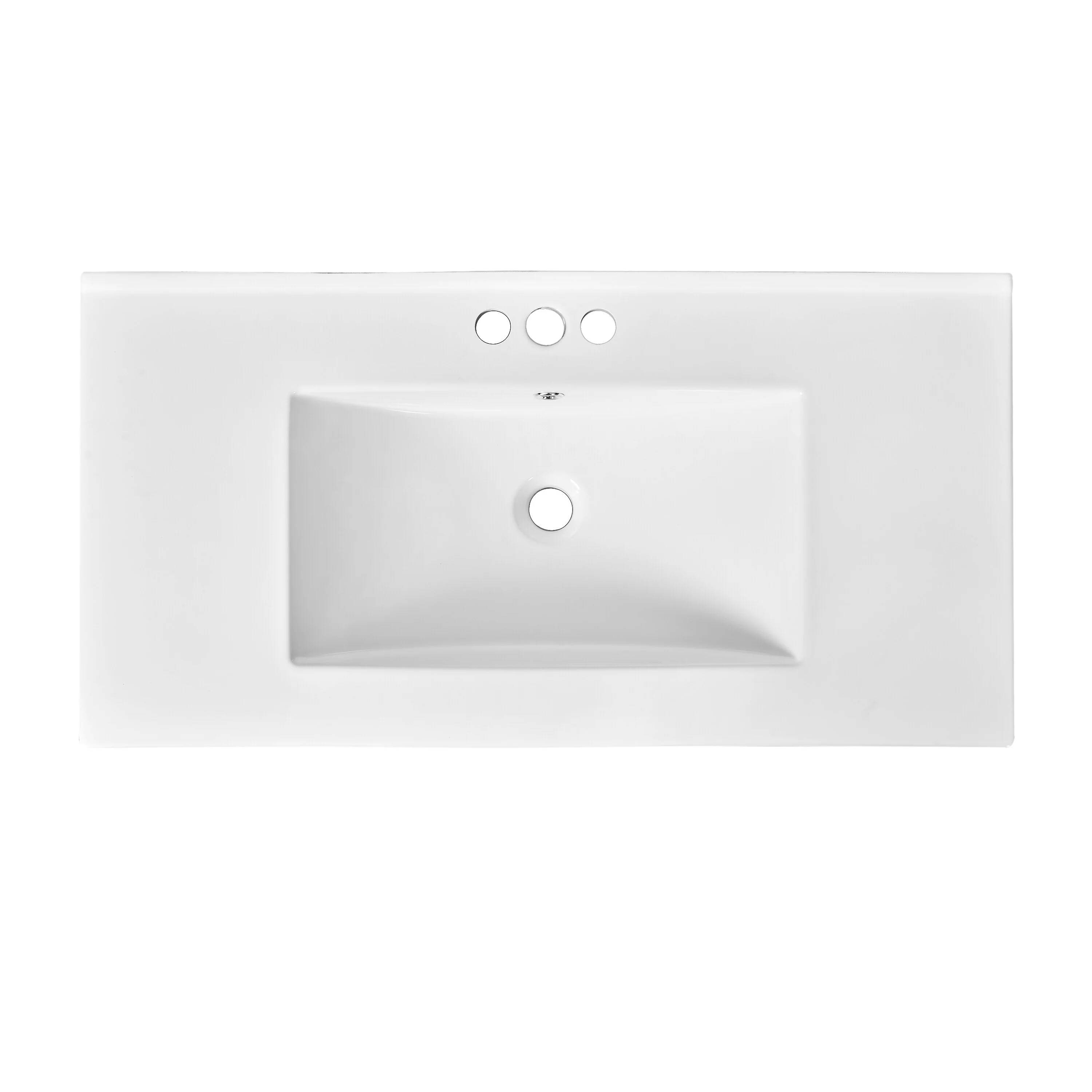 Bathroom Vanity with Single Sink, Bathroom Vanities with 2 Drawers, Bathroom Storage Cabinet with 1 Tip-Out Drawer and 1 Door