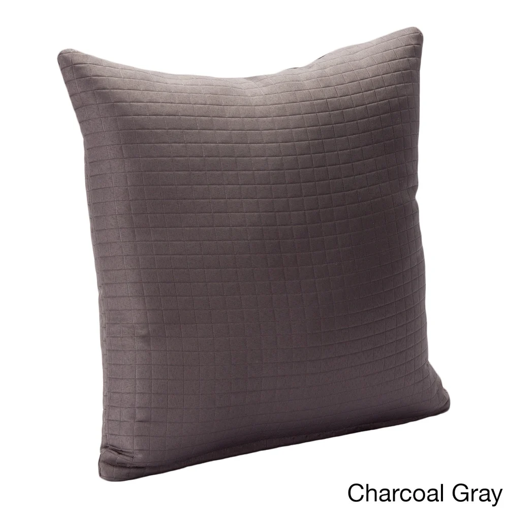 Modern Spa Solid Square Stitched Accent Pillow