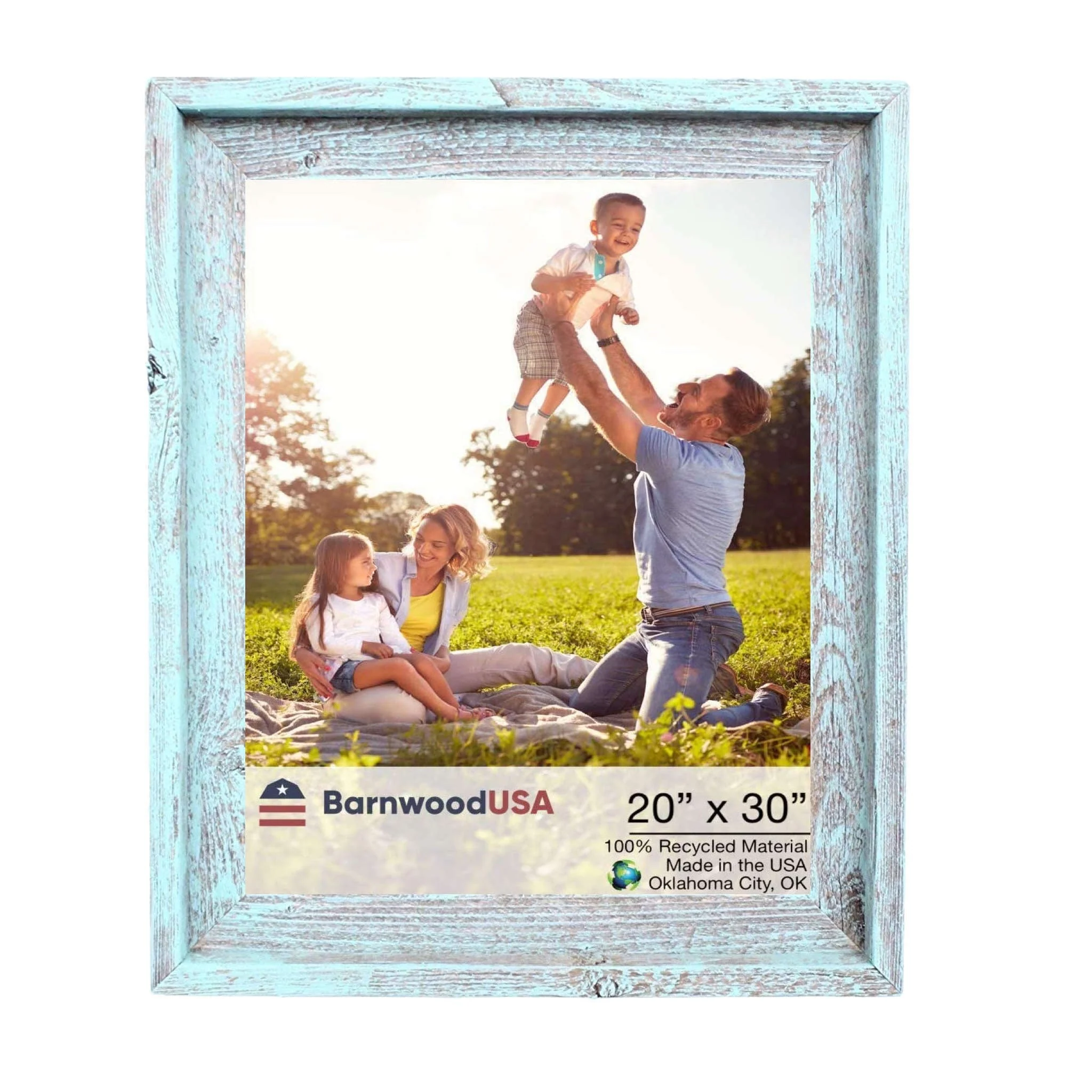 BarnwoodUSA Rustic Farmhouse Signature Wood Picture Frame