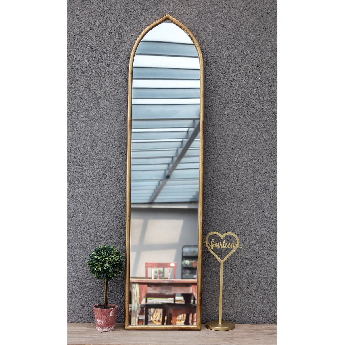 Full Length Body Metal Mirror for Floor or Wall