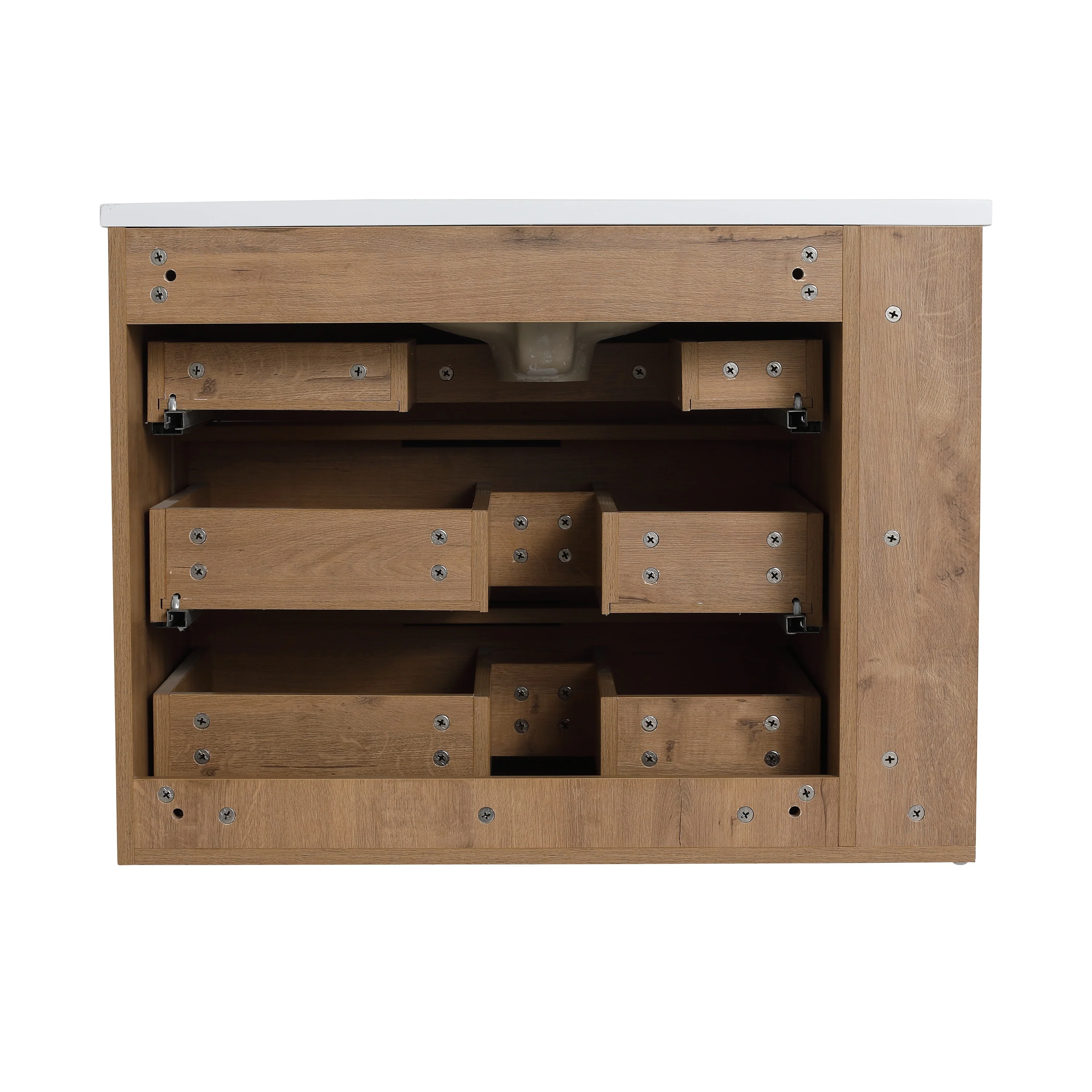 Beingnext 30''/36'' Single Sink Floating Bathroom Vanity with Soft Close Drawer and Adjustable Shelf