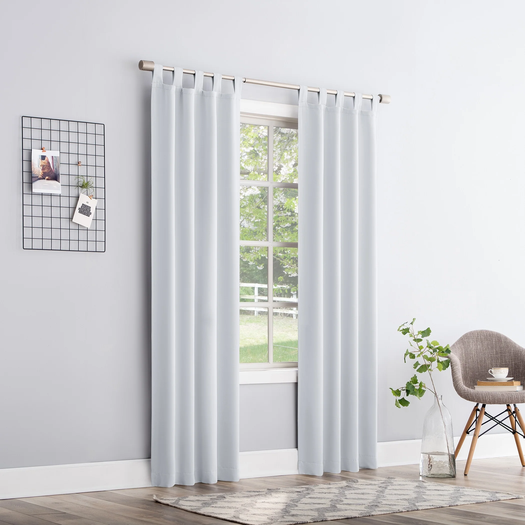 Sun Zero Hayden Energy Saving Blackout Tab Top 1-Piece Curtain Panel, Single Panel