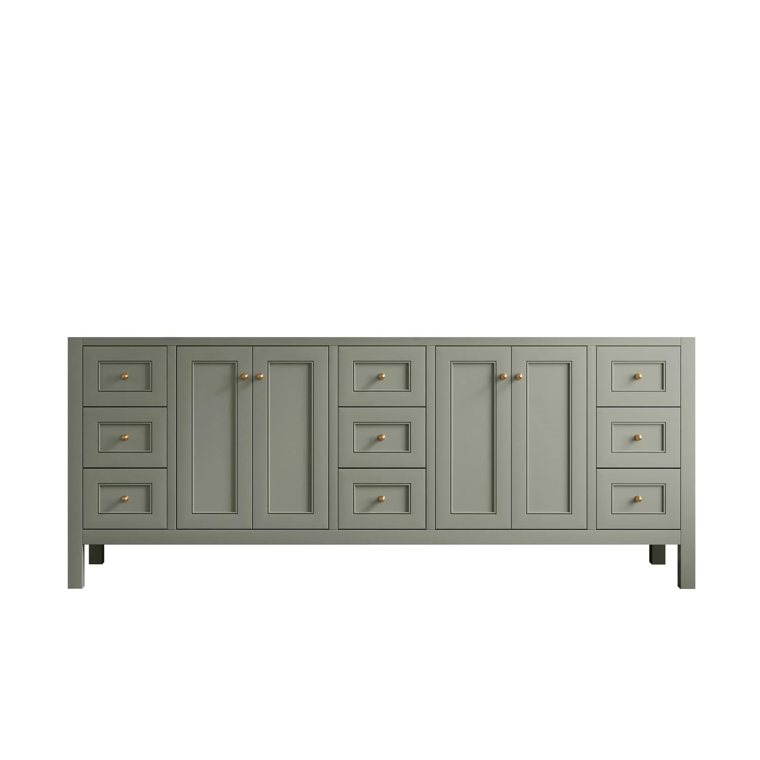 Willow Collections 84 in. W x 22 in. D Nashville Double Bowl Sink Bathroom Vanity with Countertop