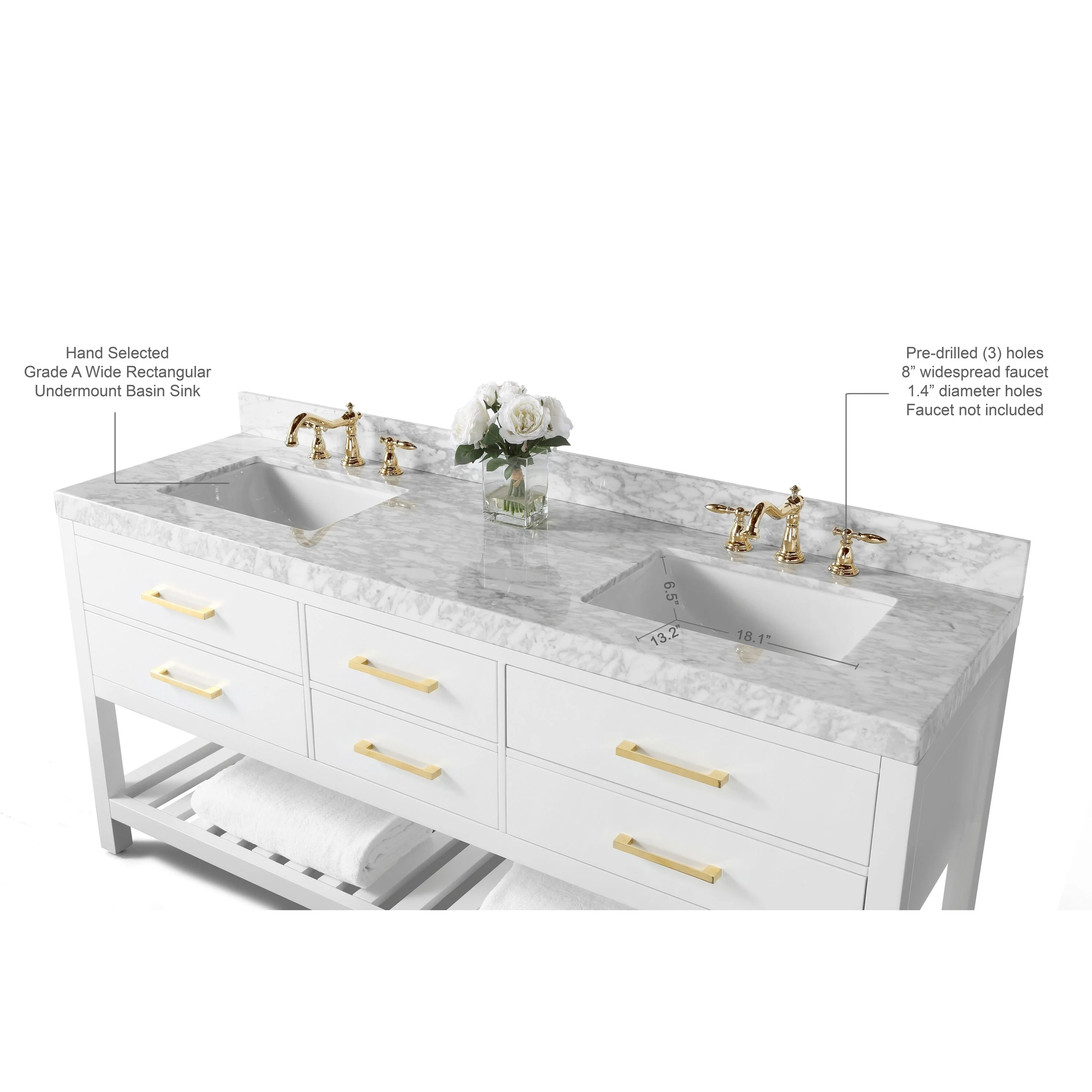 Ancerre Designs Elizabeth Bathroom Vanity Set