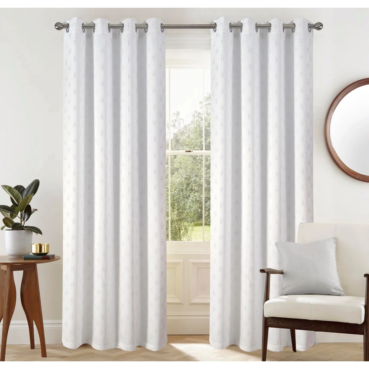 Gatsby Metallic Room Darkening Window Curtain