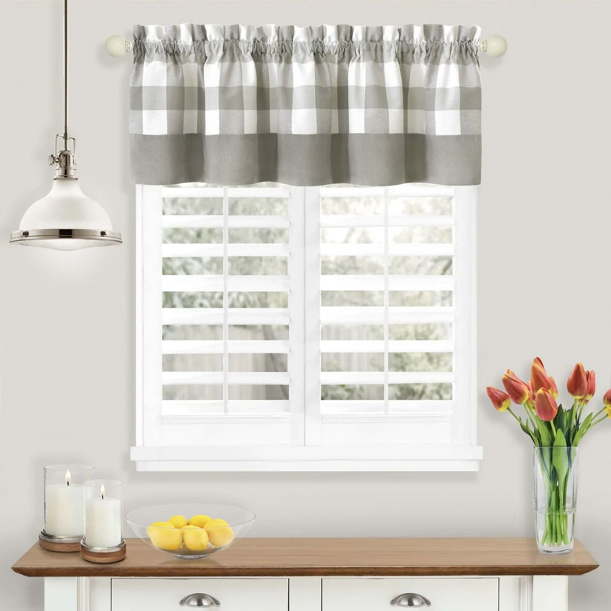 Hunter Window Curtain Valance - 58 x 14 - 58x14