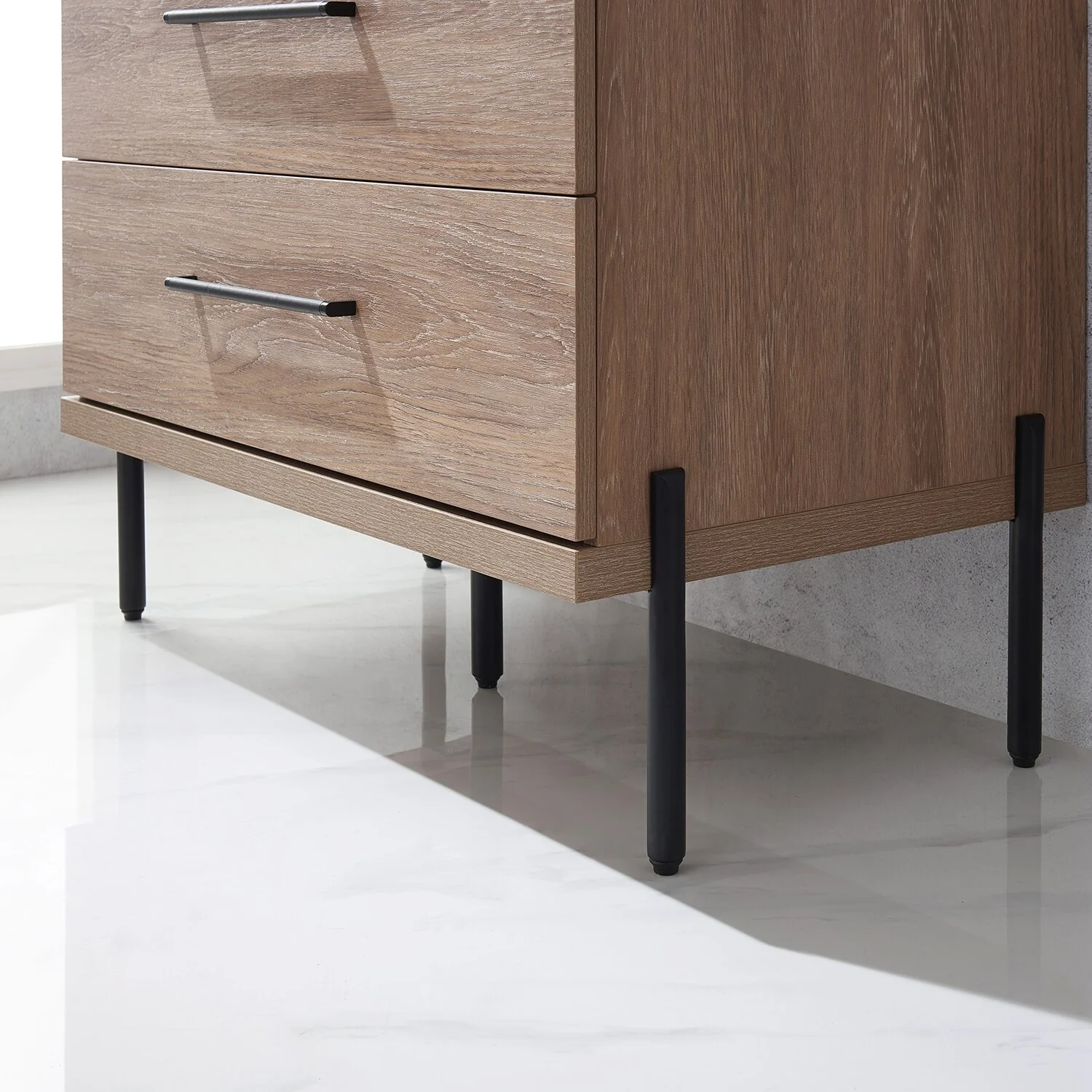 Trento Bath Vanity with Sintered Stone Top with Concrete Sink (R)