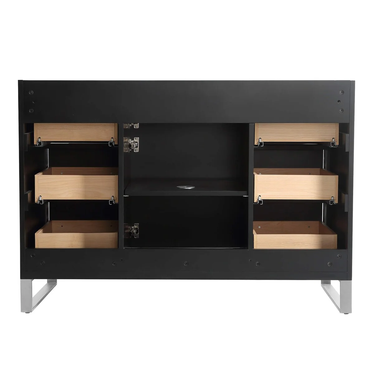 Fine Fixtures Opulence Collection Bathroom Vanity with White Ceramic Sink