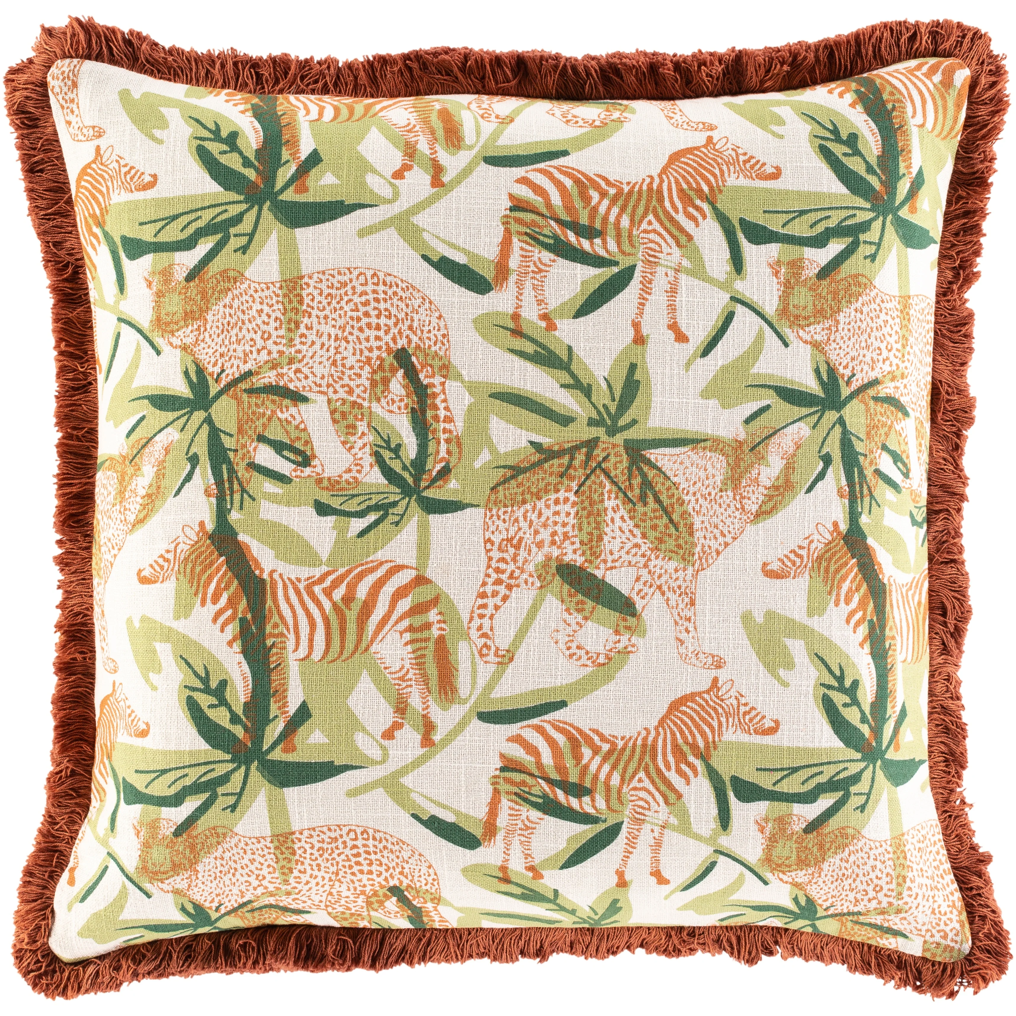 Artistic Weavers Tabora Printed Jungle Cat Throw Pillow