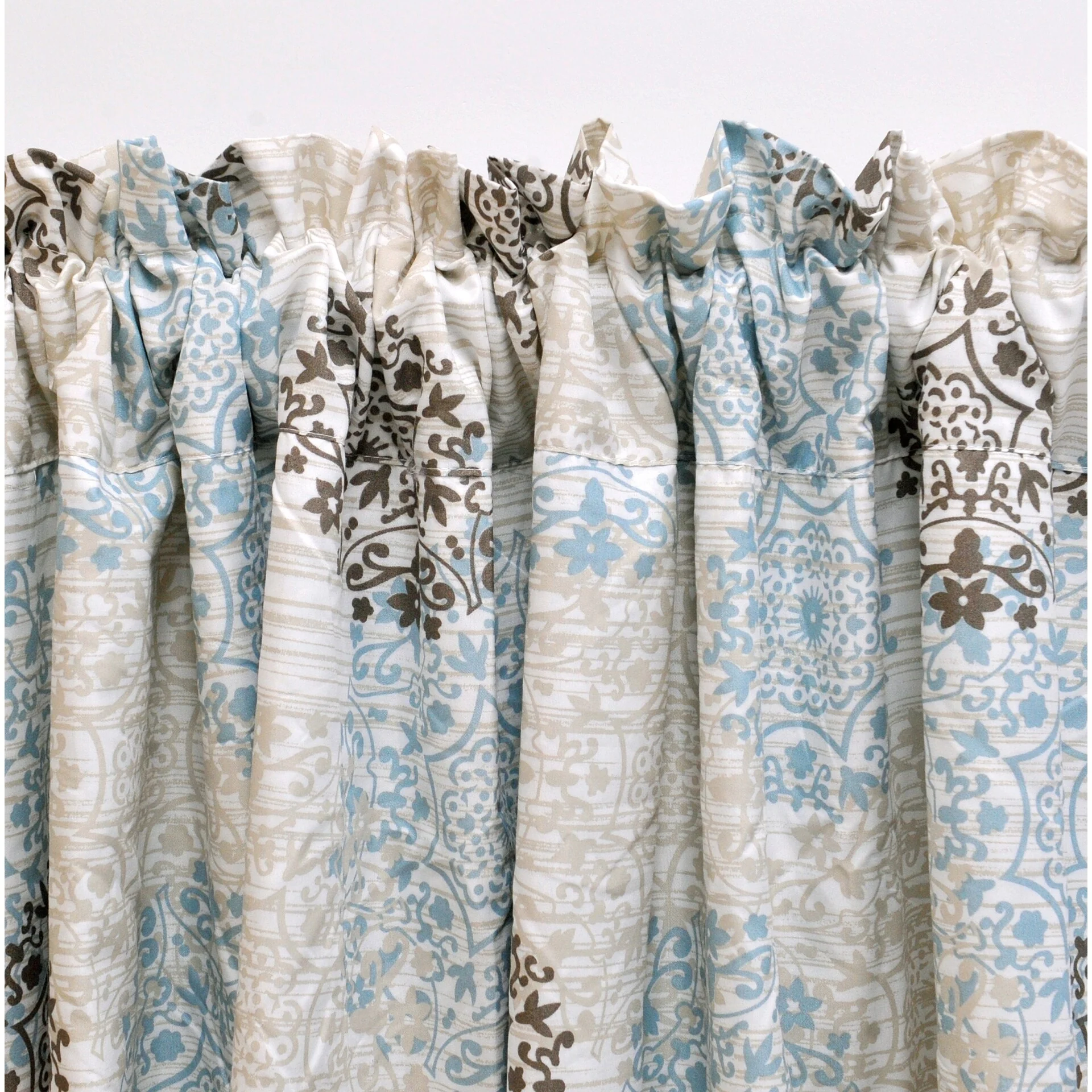 Serenta Marina Medallion Printed Curtain Panel Pair