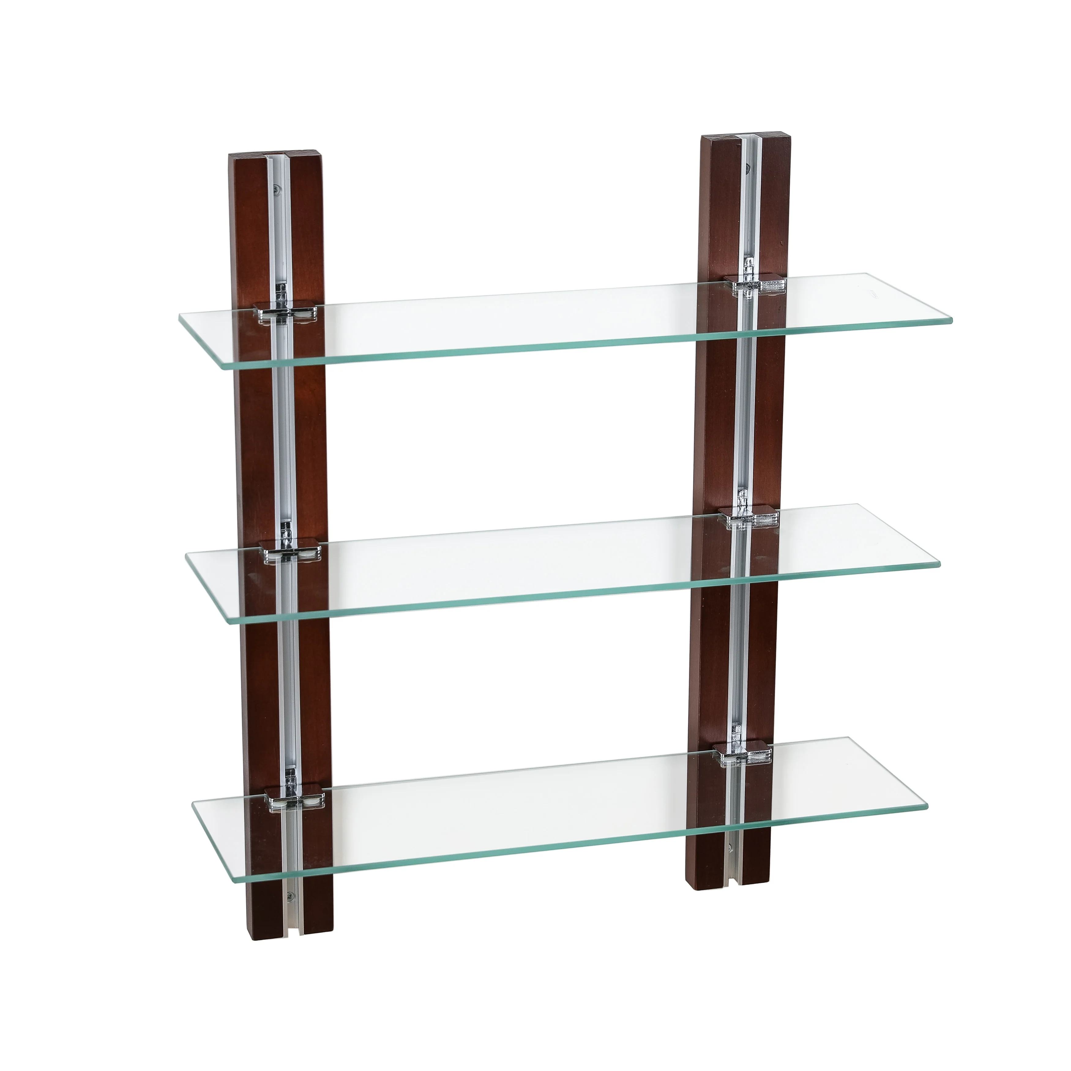 Old Bavaria Three Tier Adjustable Shelves on Wooden Bars