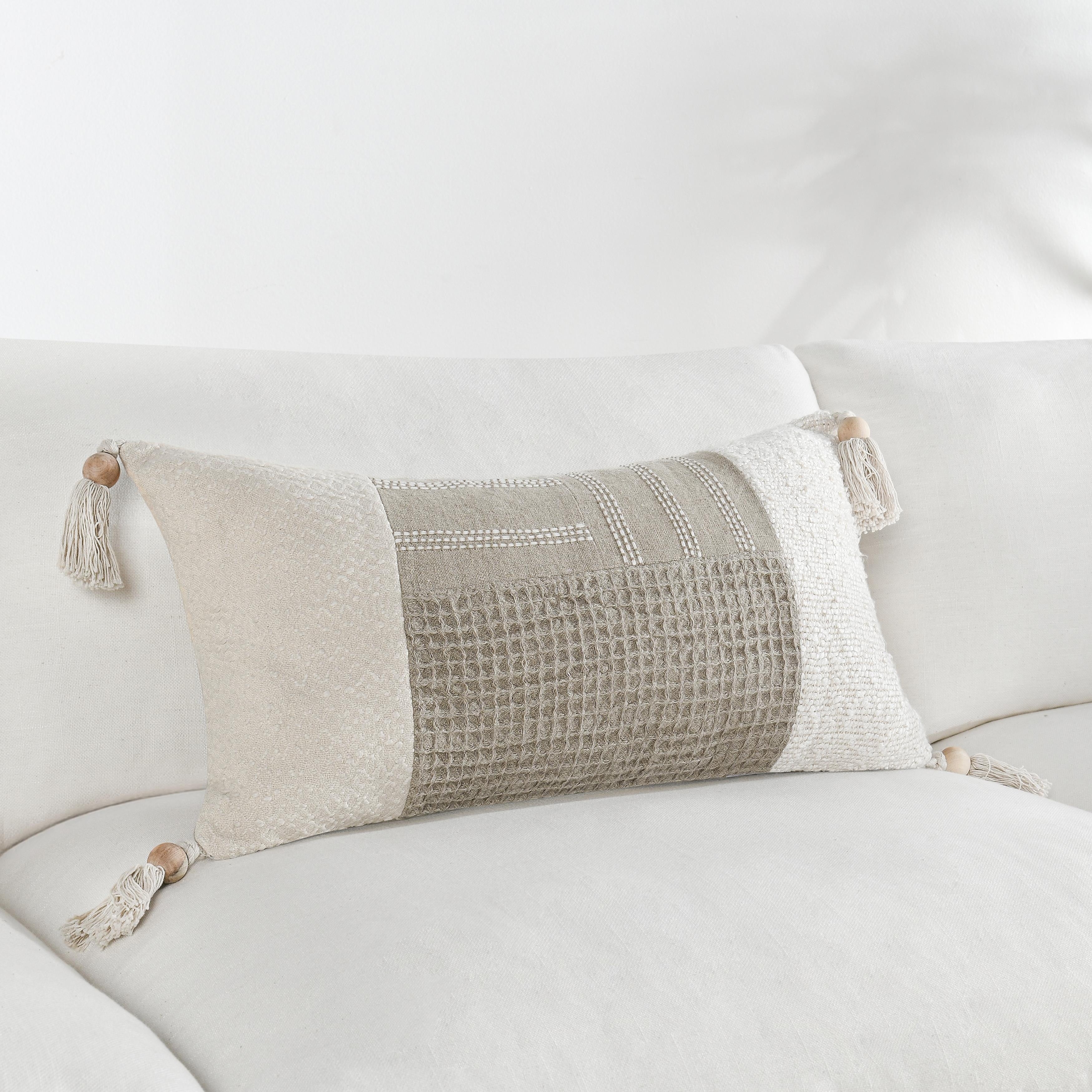 Villa by Classic Home Yasa Cotton Blend Throw Pillow
