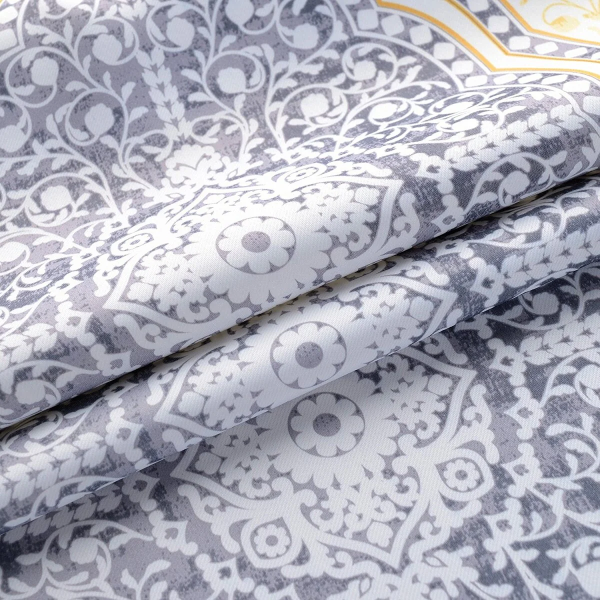 DriftAway Adrianne Pastel Damask Room Darkening Curtain Panel Pair