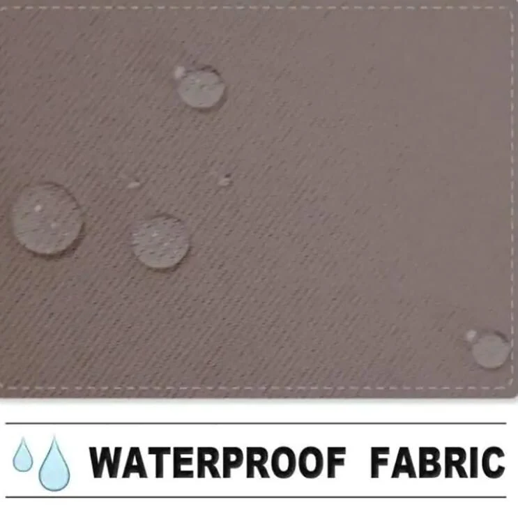 Pro Space Taupe Grey Grommets Blackout Curtain 50