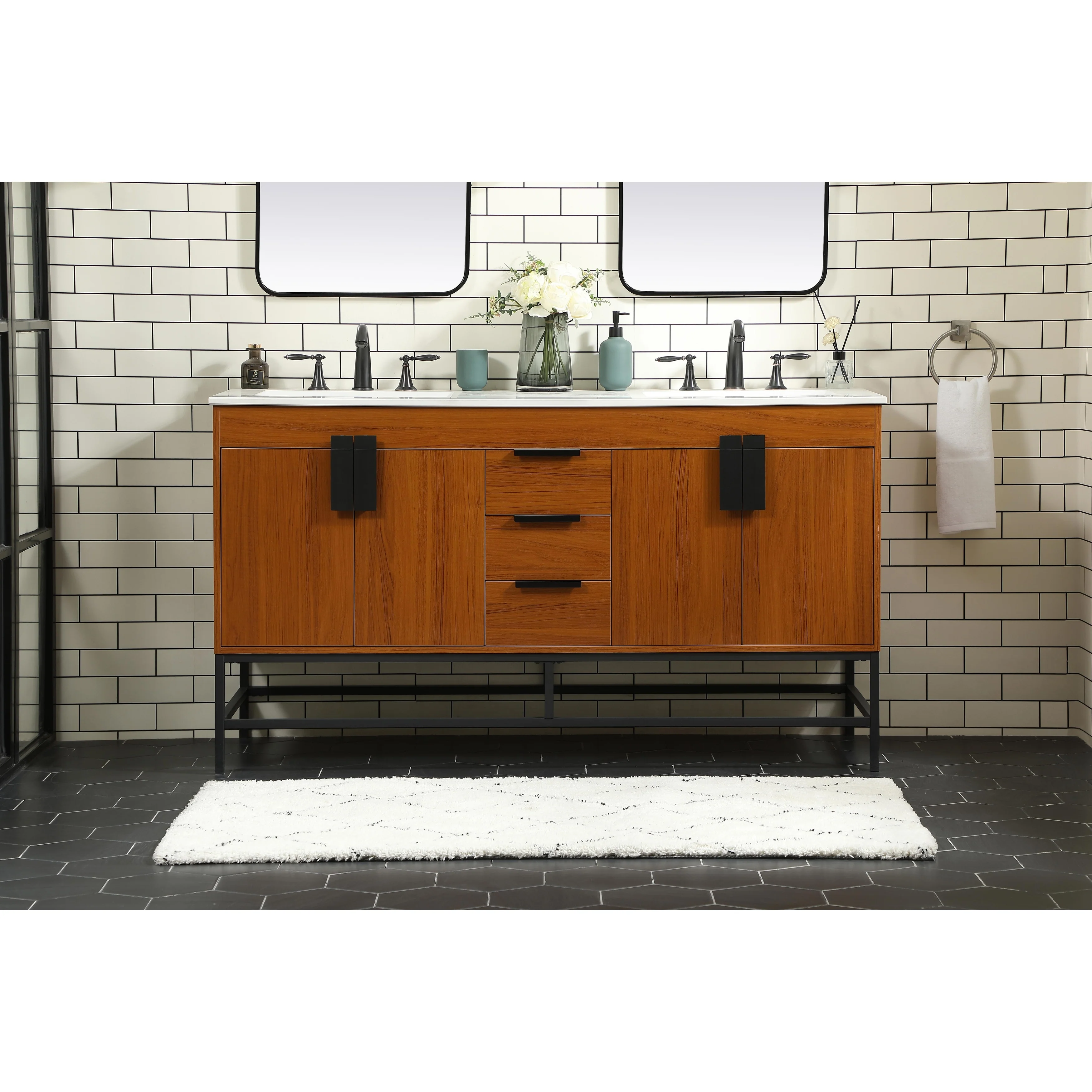 Blossom 60 Inch Double Bathroom Vanity