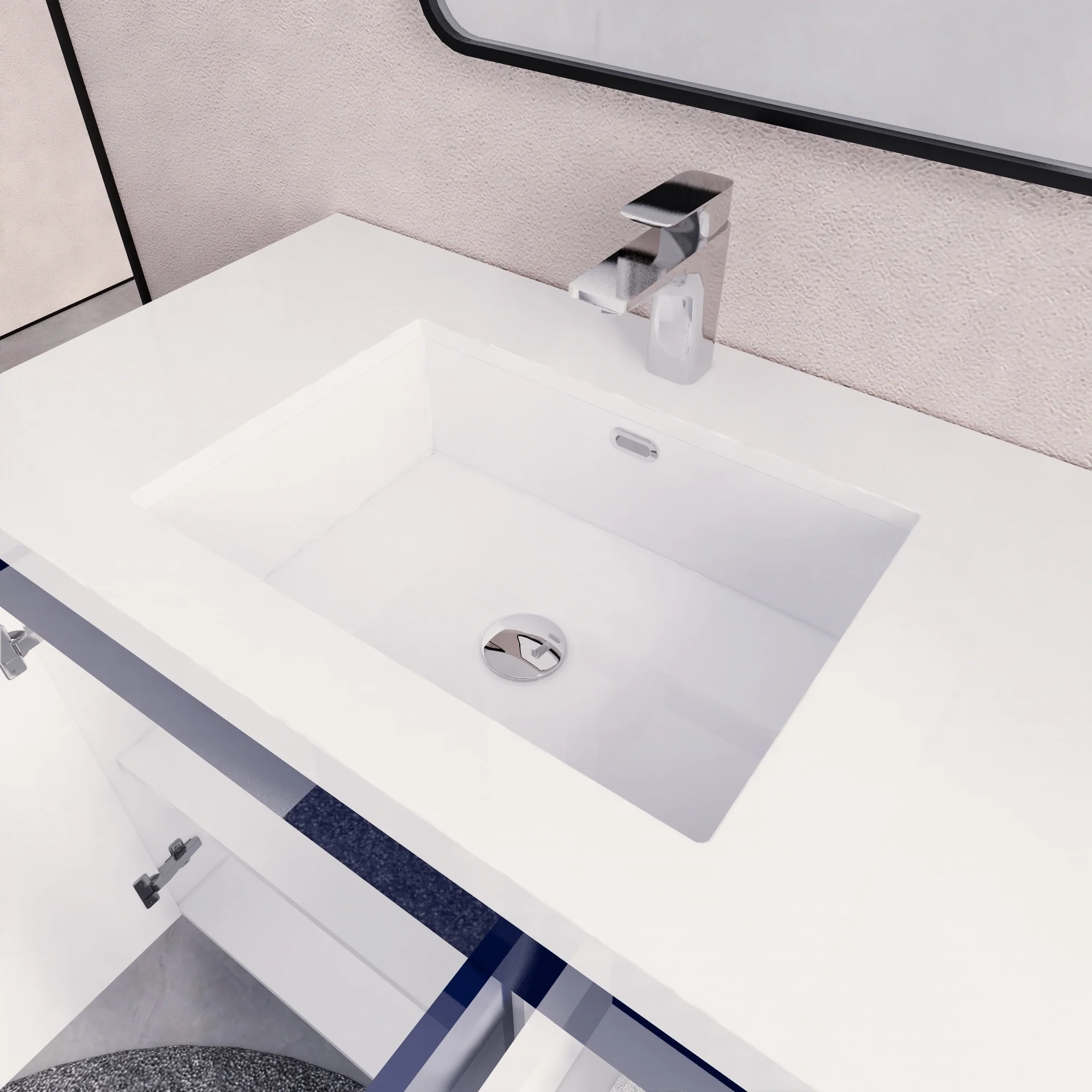 Eliza 36 Freestanding Vanity (Right Drawers) with Single Sink