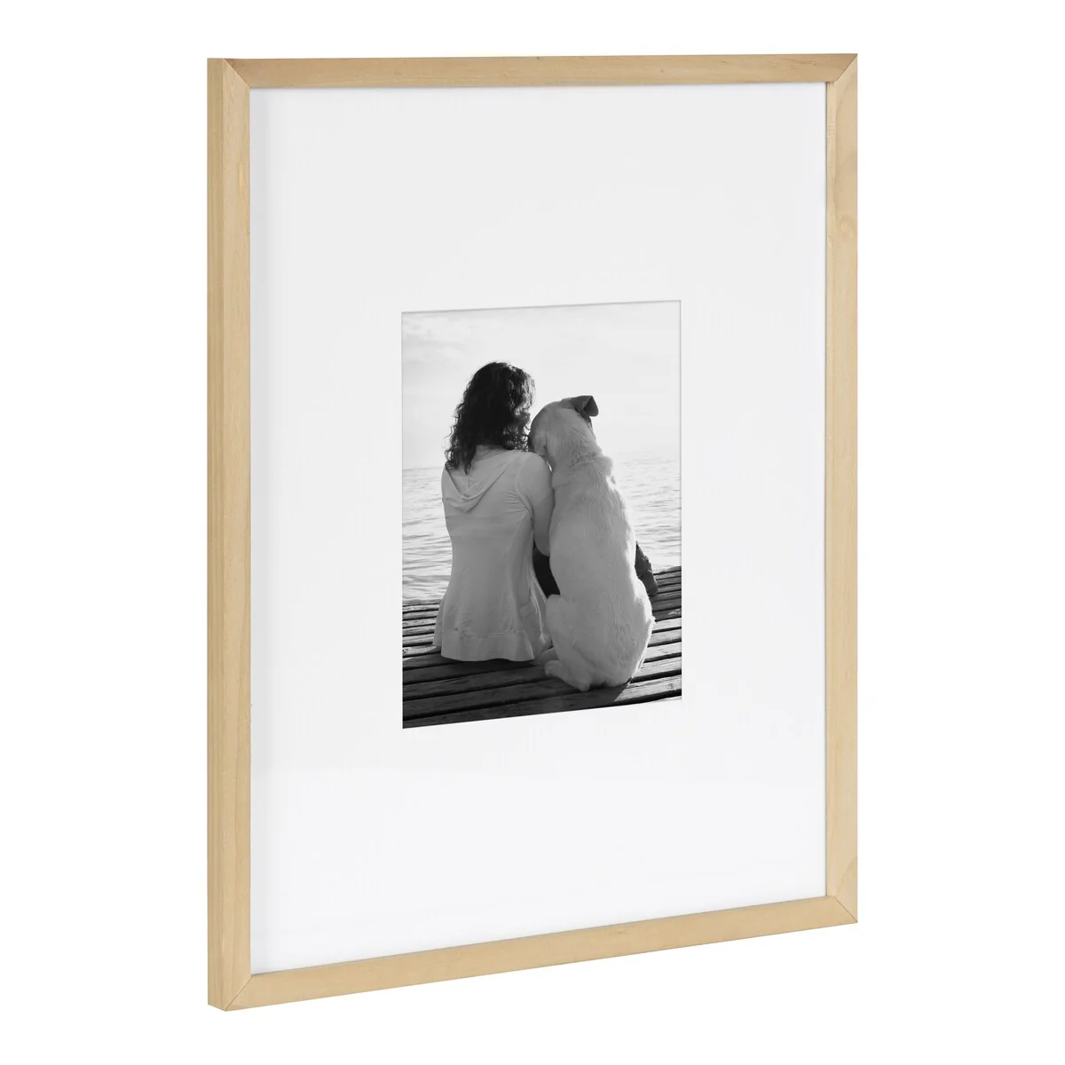 DesignOvation Gallery Wood Wall Picture Frame, Set of 2