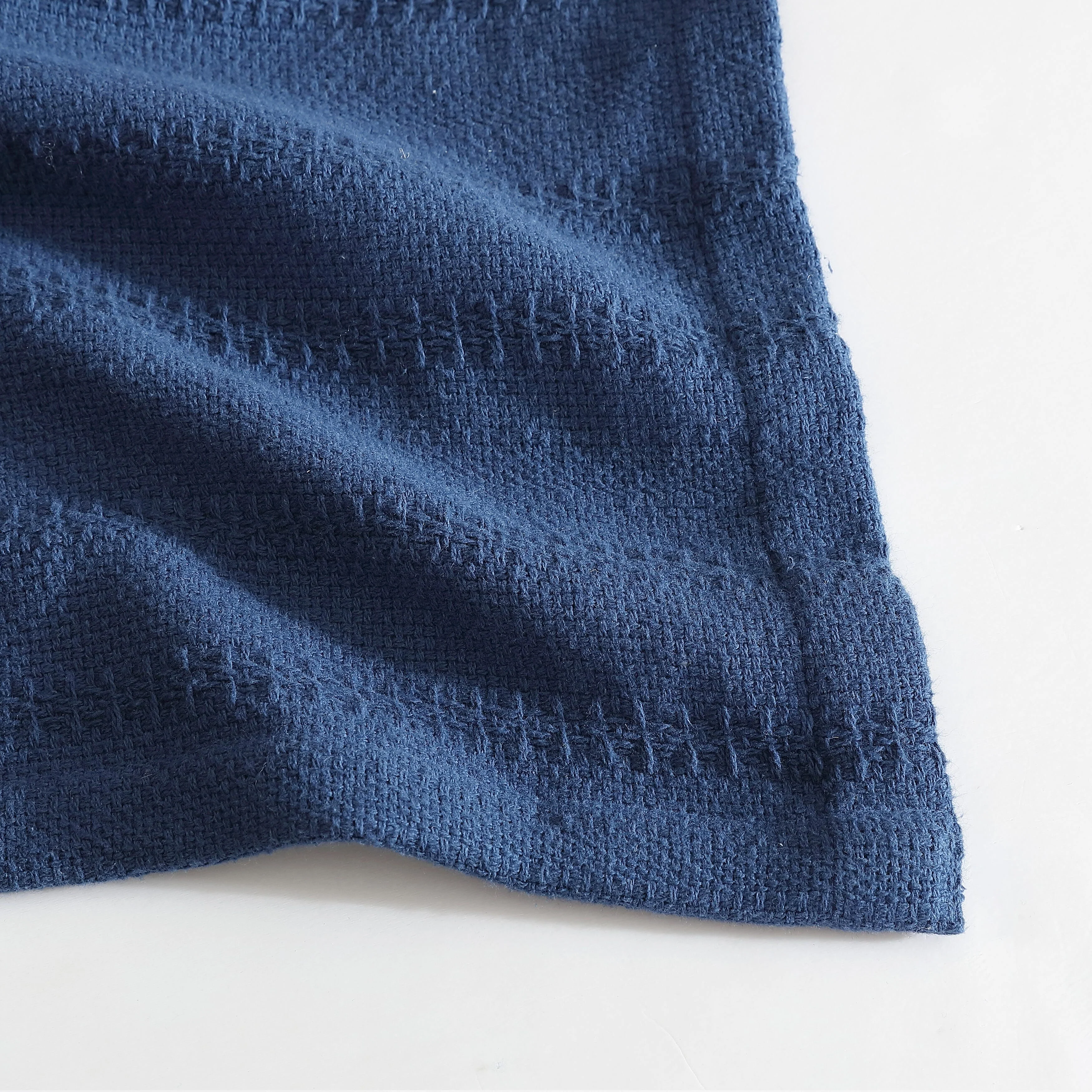 Eddie Bauer Variegated Weave Stripe Cotton Reversible Blanket