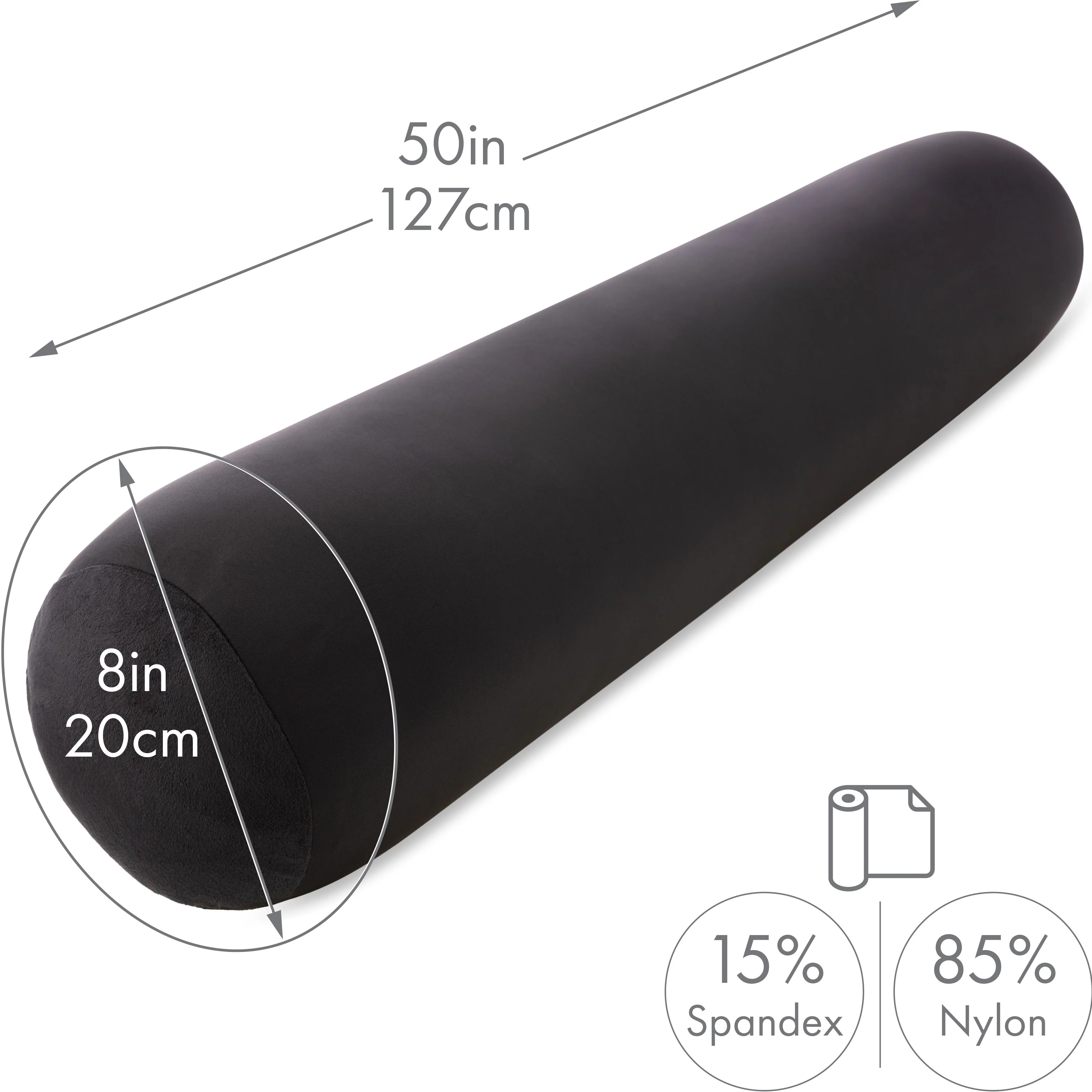 Straight Body Pillow, Premium Microbead,Side Sleeping / Pregnant Women