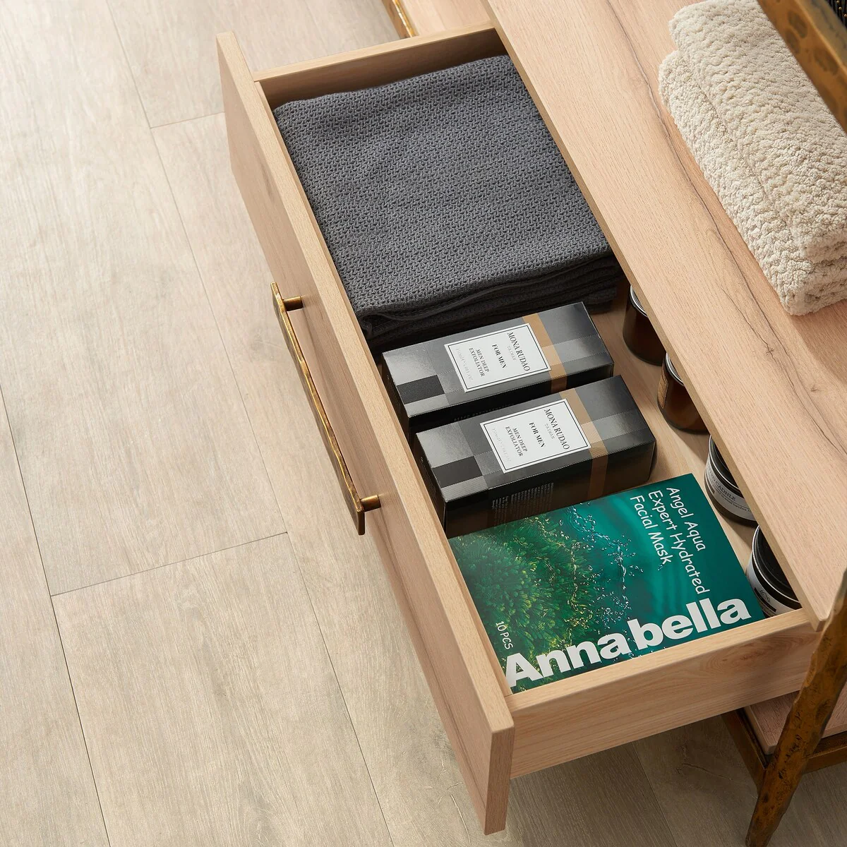 Dhaka Bath Vanity with Composite Stone Top without Mirror