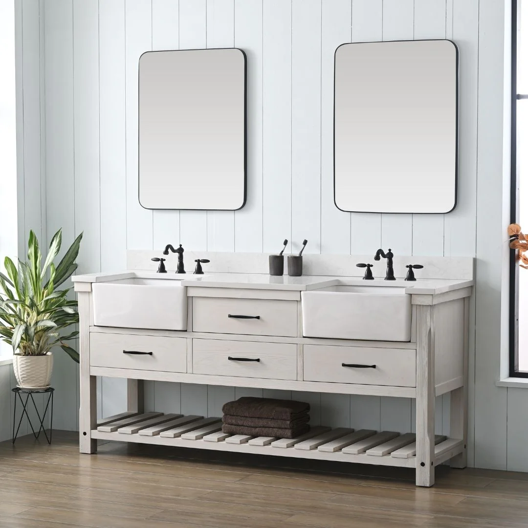 Sudio Design Bathroom Vanity Wesley Weathered Collection.