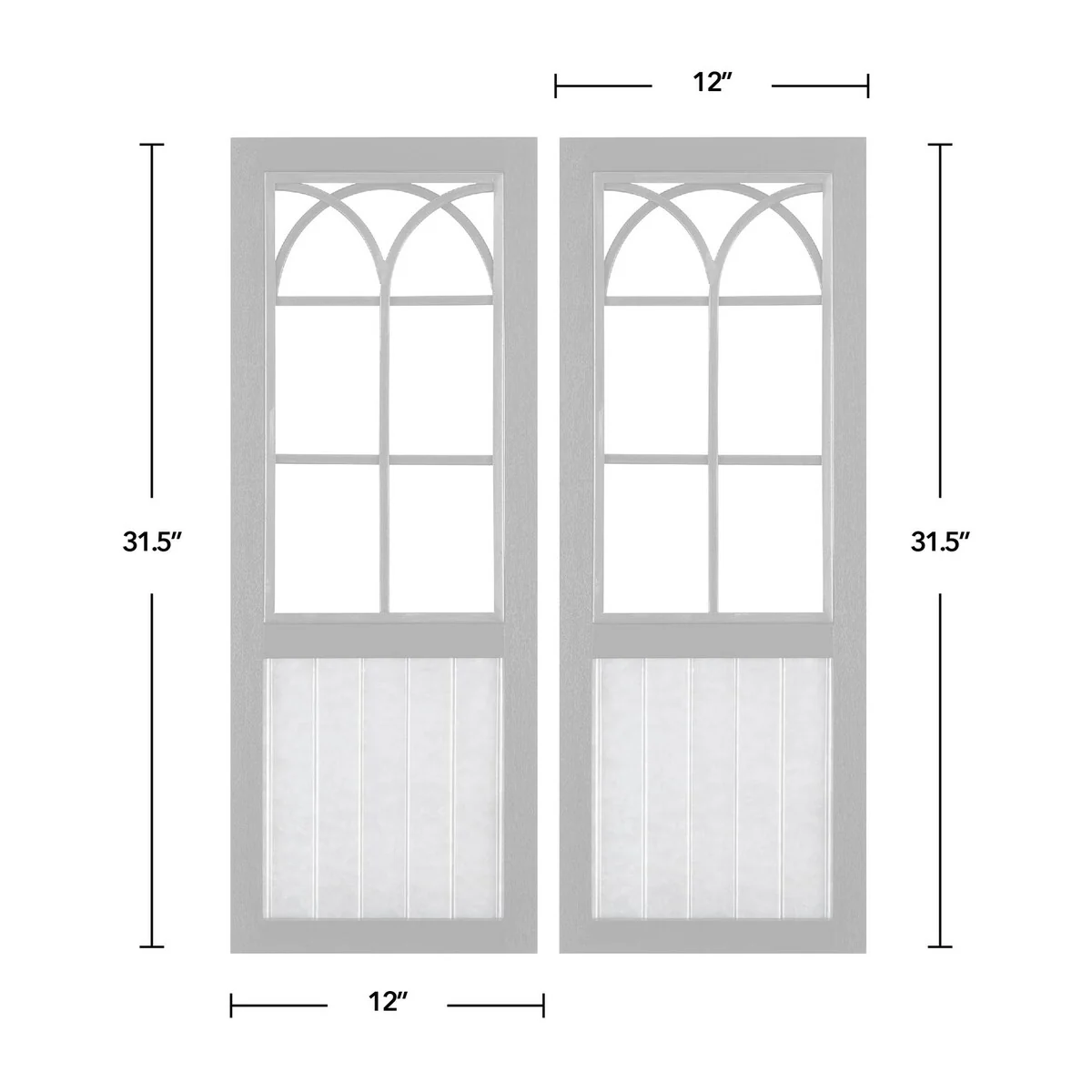 FirsTime & Co. Willow Farmhouse Window Wall Plaque Set