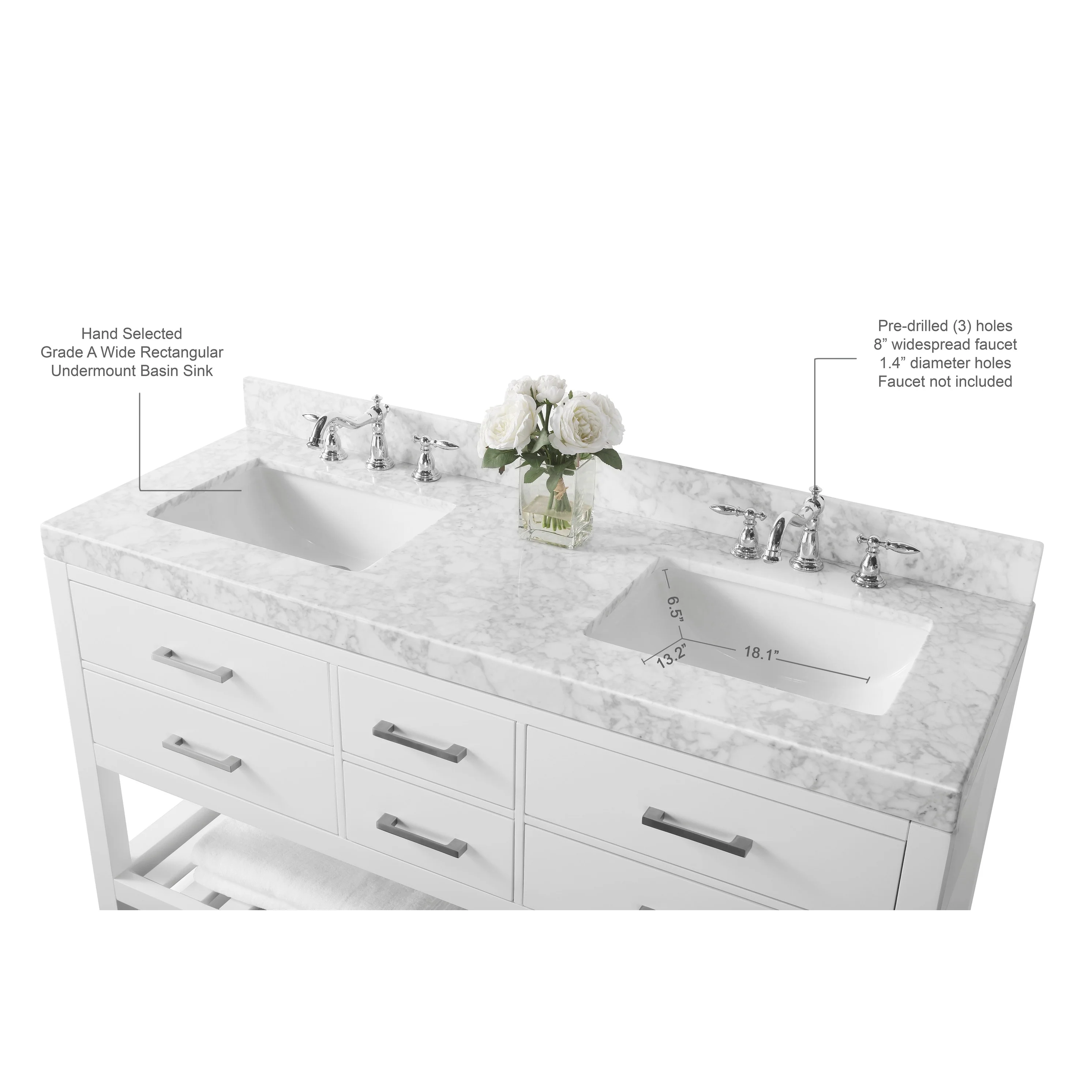 Ancerre Designs Elizabeth Bathroom Vanity Set