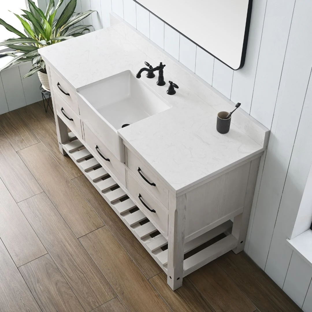 Sudio Design Bathroom Vanity Wesley Weathered Collection.