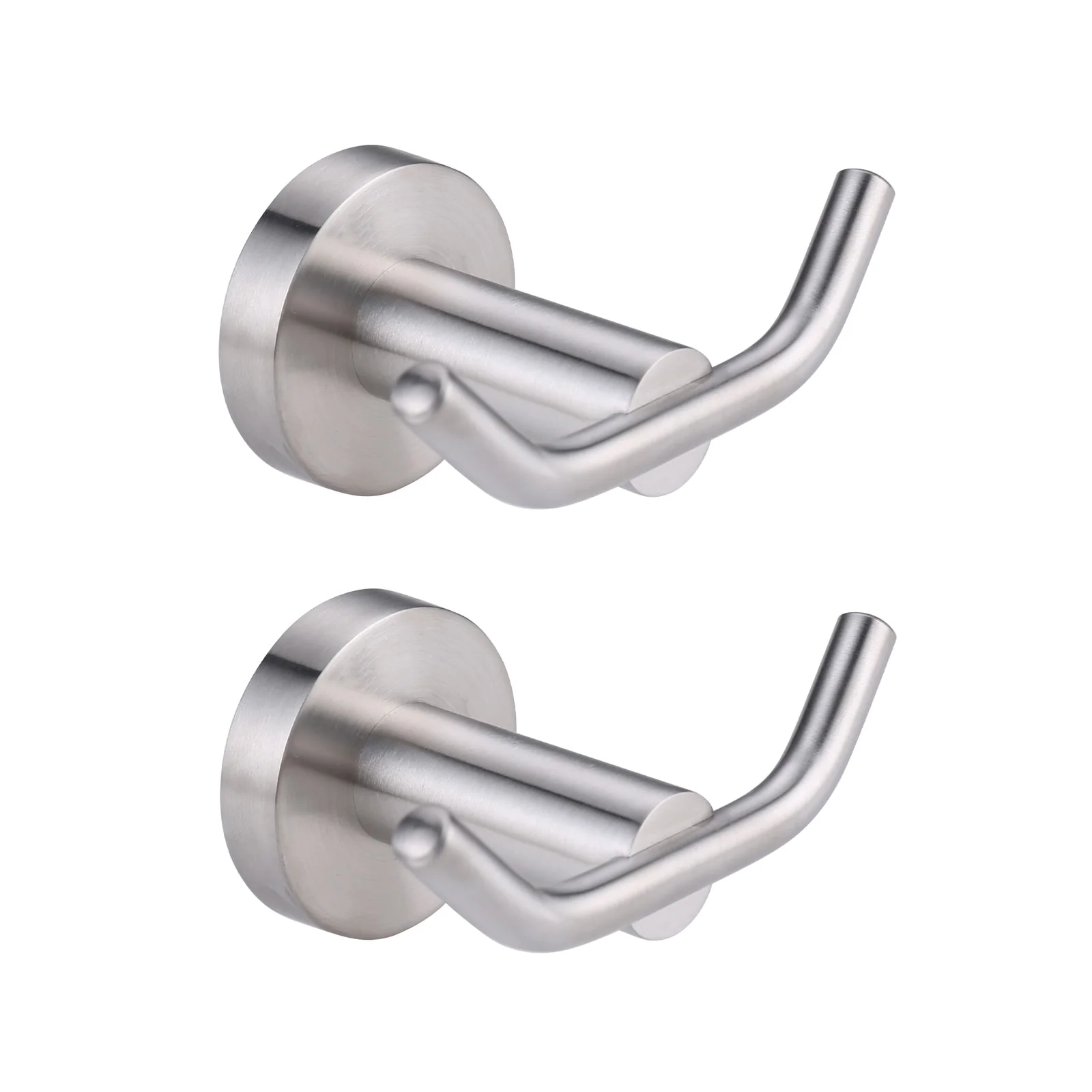 WOWOW Knob-Hook Double Robe/Towel Hook 2-Pieces