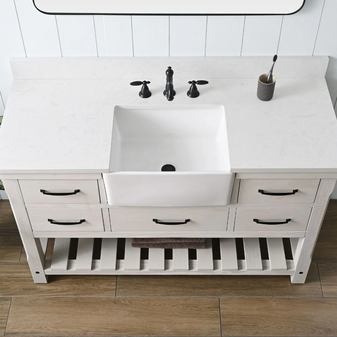 Sudio Design Bathroom Vanity Wesley Weathered Collection.