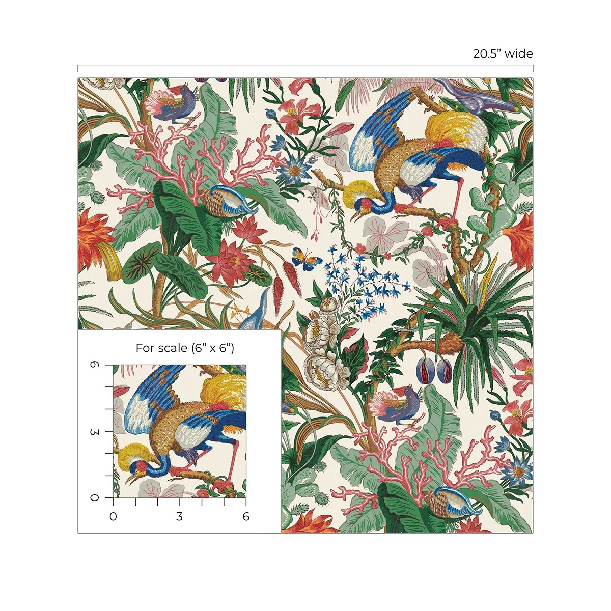 NextWall Tropical Canopy Peel and Stick Wallpaper