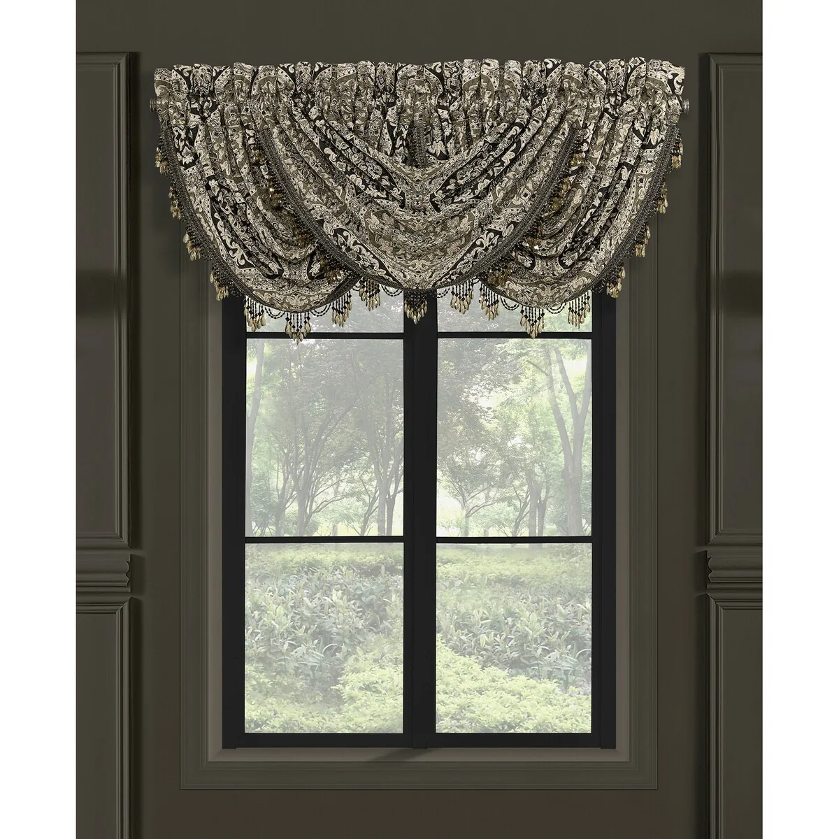 J. Queen New York Terra Window Waterfall Valance