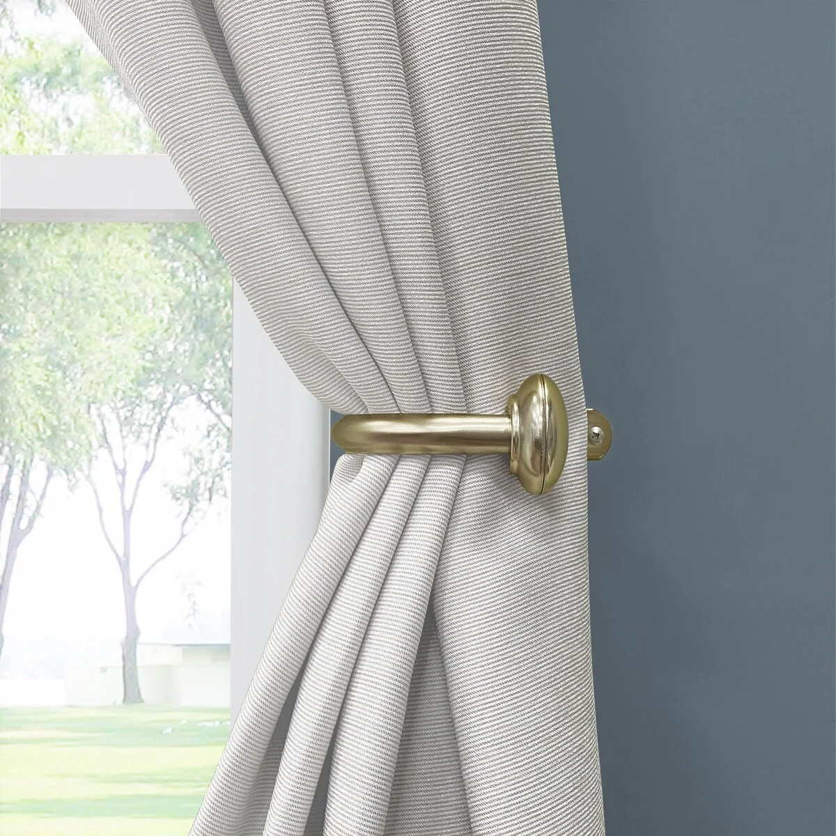 Lumi 3/4 in. Dia. Curtain Holdback (2-Pack / 4-Pack)