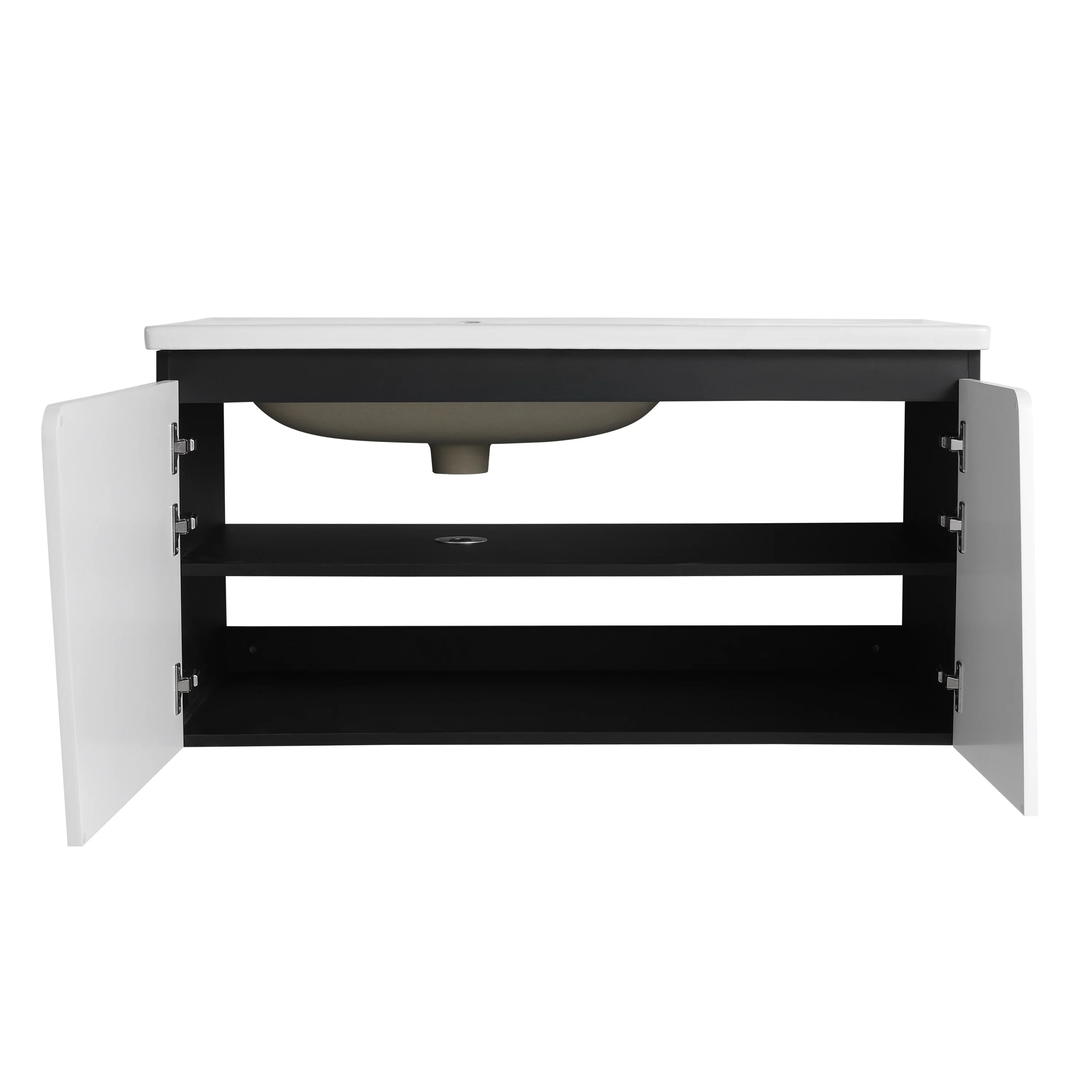 BNK 28/ 32/36/40 Inch Single Sink Bathroom Vanity with Soft Close Door, Modern Floating Vanity