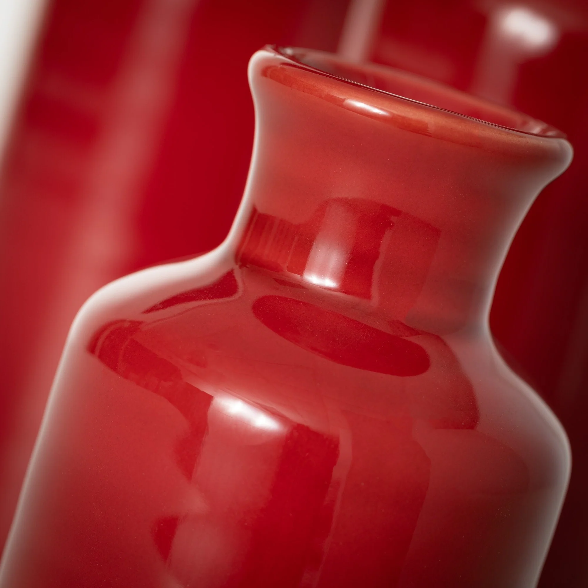 Sullivans Set of 3 Small Ceramic Bottle Vases 5