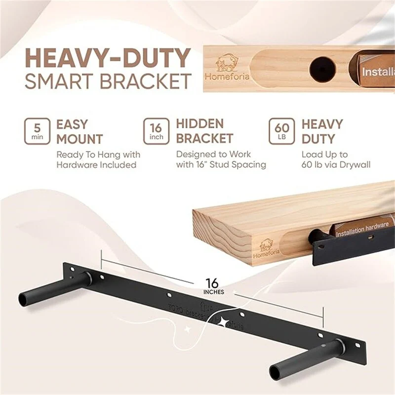 Farmhouse Floating Shelves - 6.5