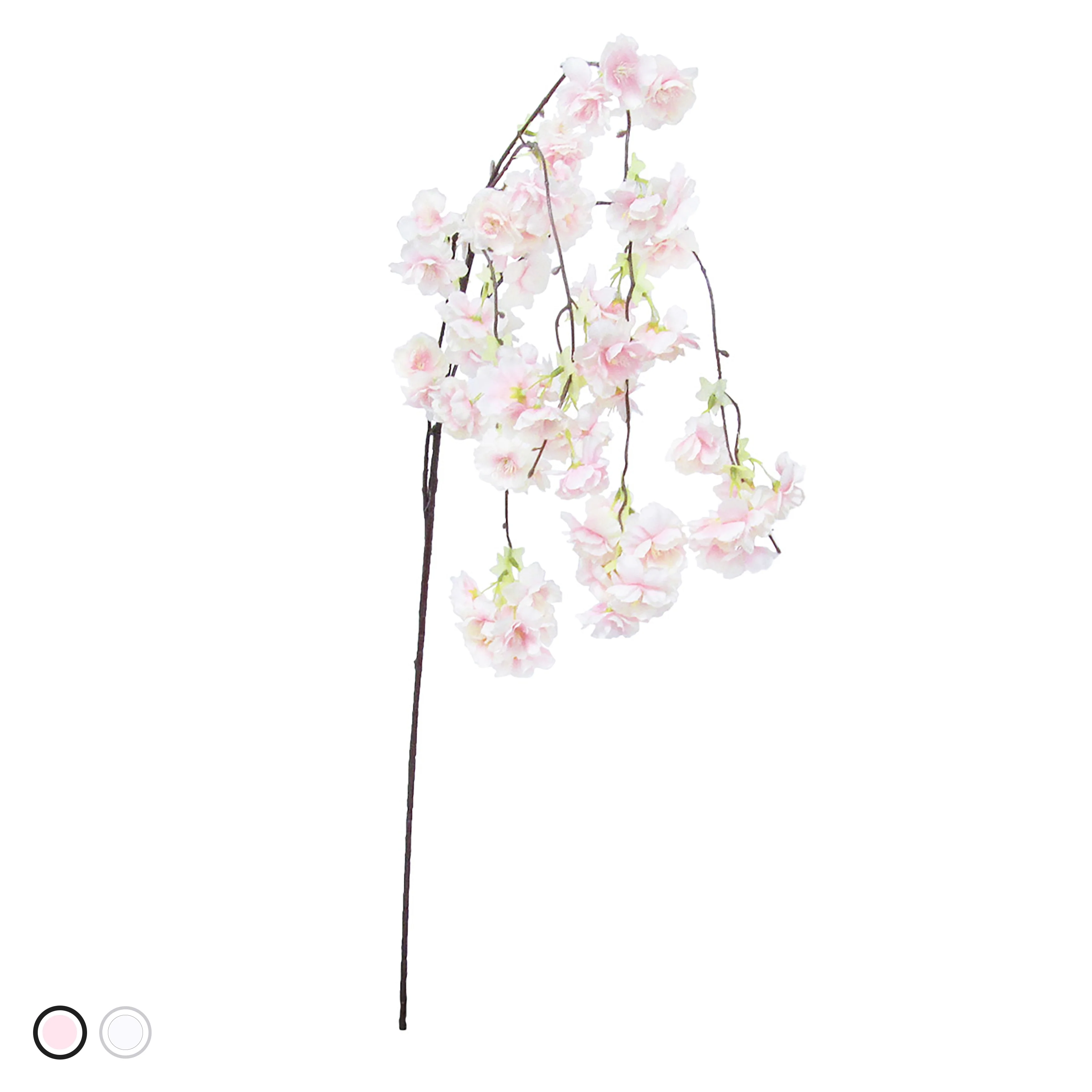 Set of 3 Artificial Hanging Japanese Cherry Blossom Flower Stem Spray 51in