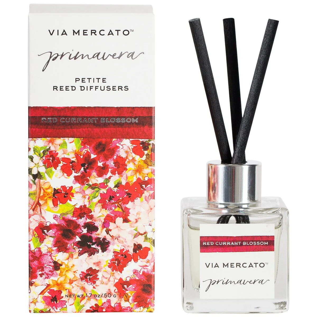 Via Mercato Primavera Petite Reed Diffuser-Spring Flowers