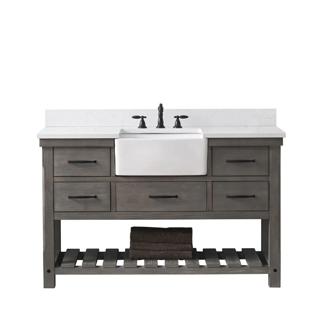 Sudio Design Bathroom Vanity Wesley Weathered Collection.