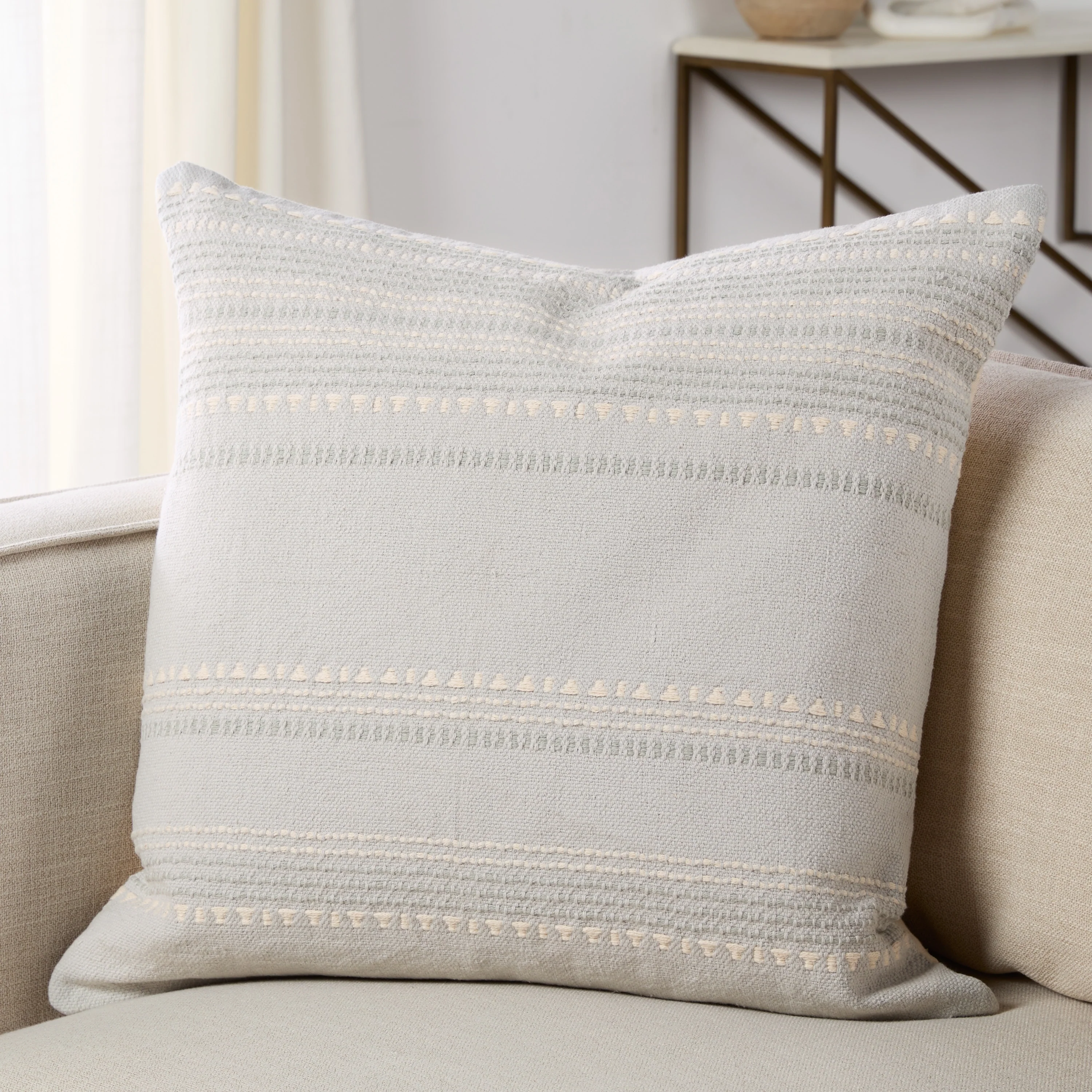 Achates Striped Pillow