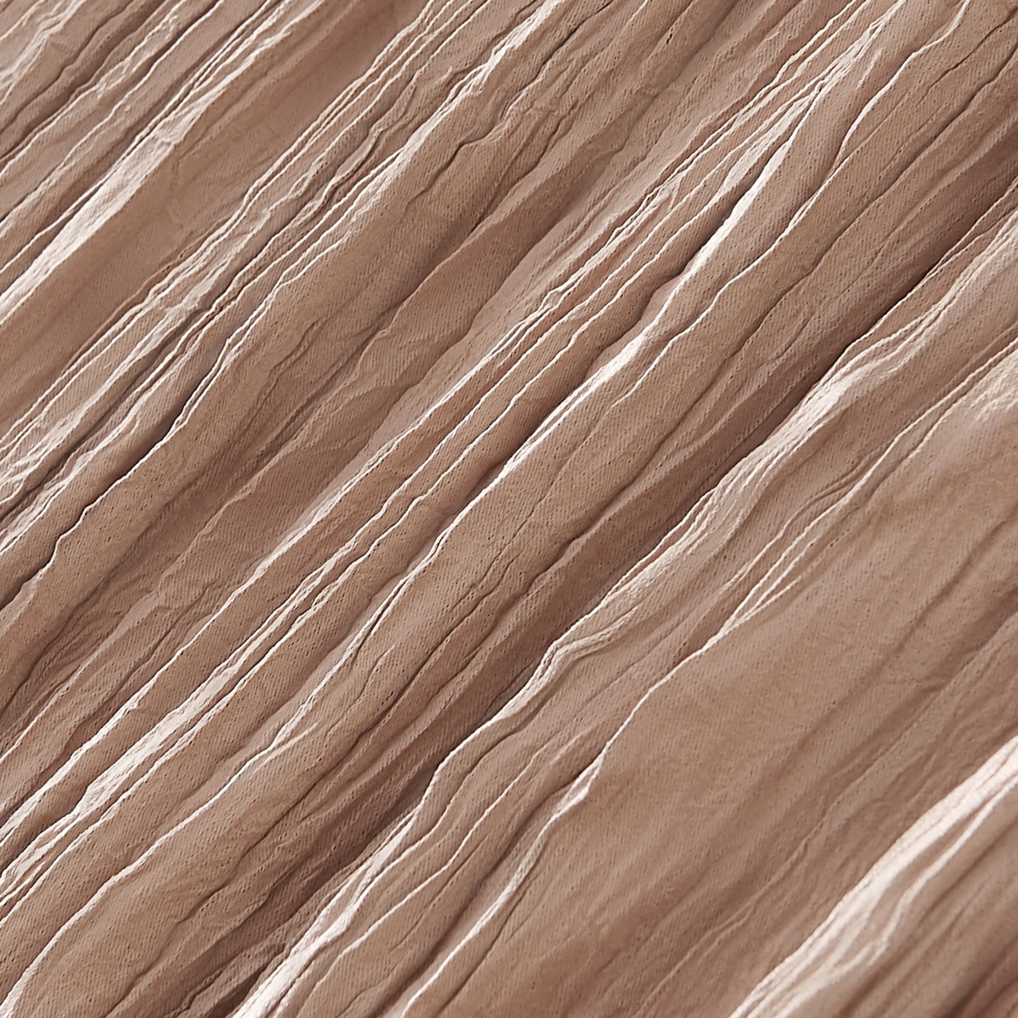 No. 918 Odelia Distressed Velvet Tab Top Curtain Panel, Single Panel