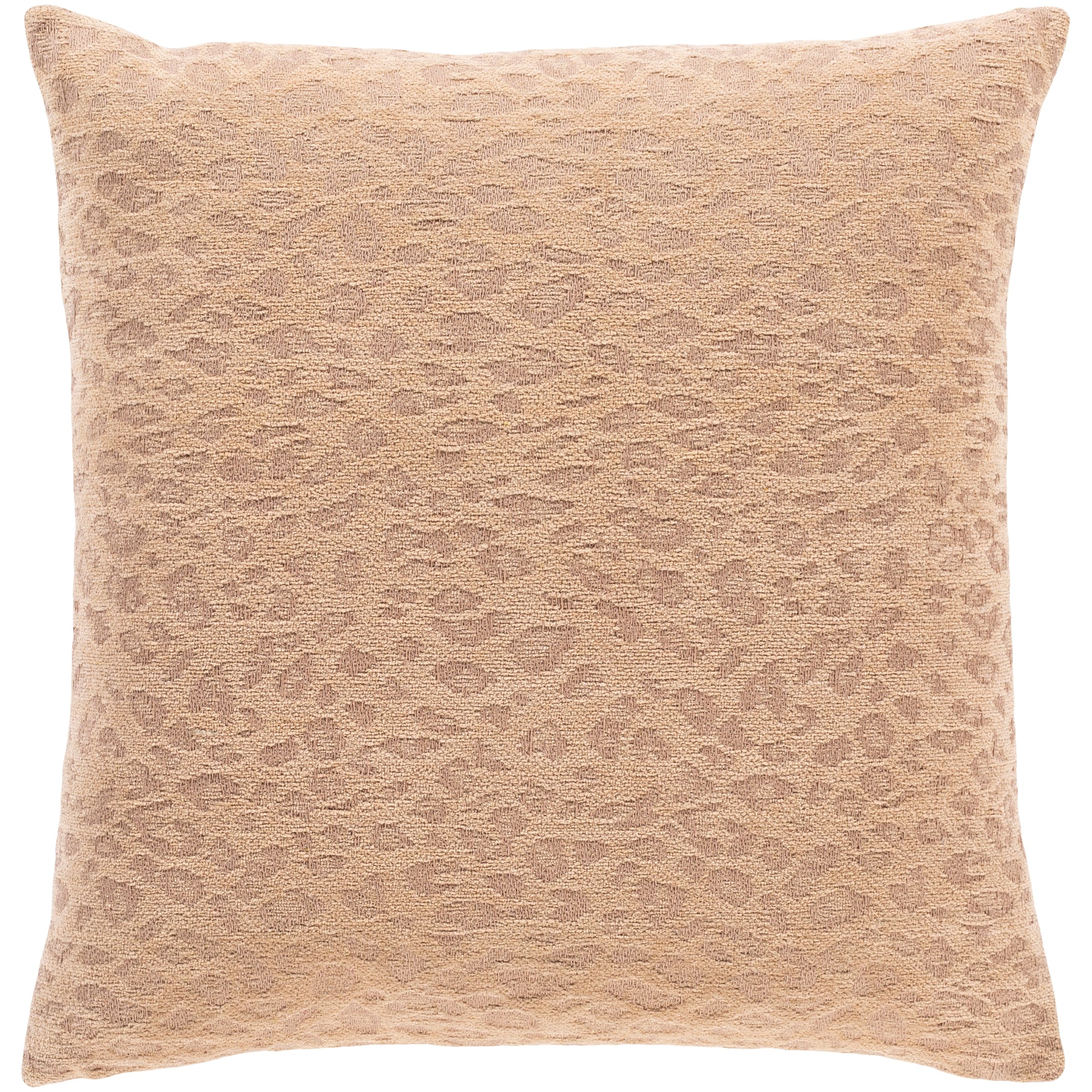Mauro Jacquard Cheetah Cotton Throw Pillow