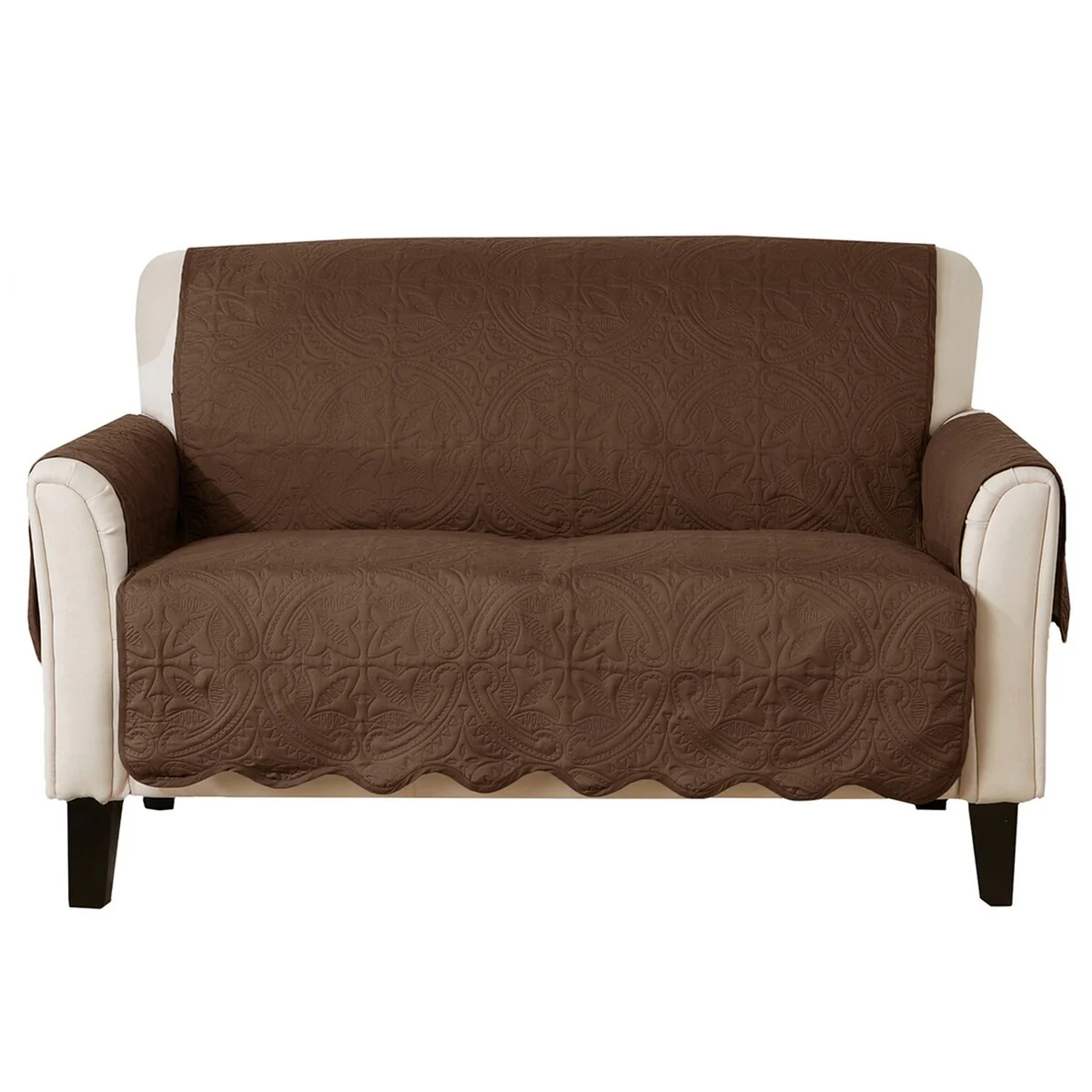 Reversible Love Seat Cover Quilted Pet Furniture Protector Slipcover