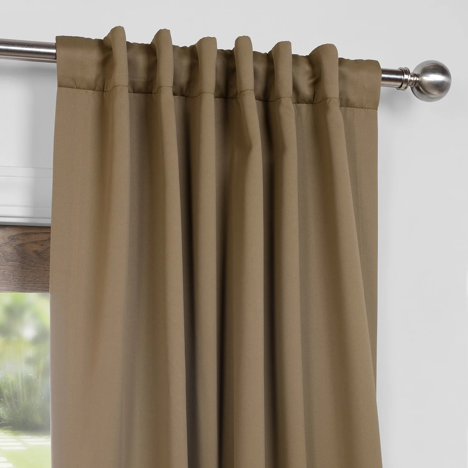 Exclusive Fabrics Room Darkening 120-inch Curtain Panel Pair (2 Panels)