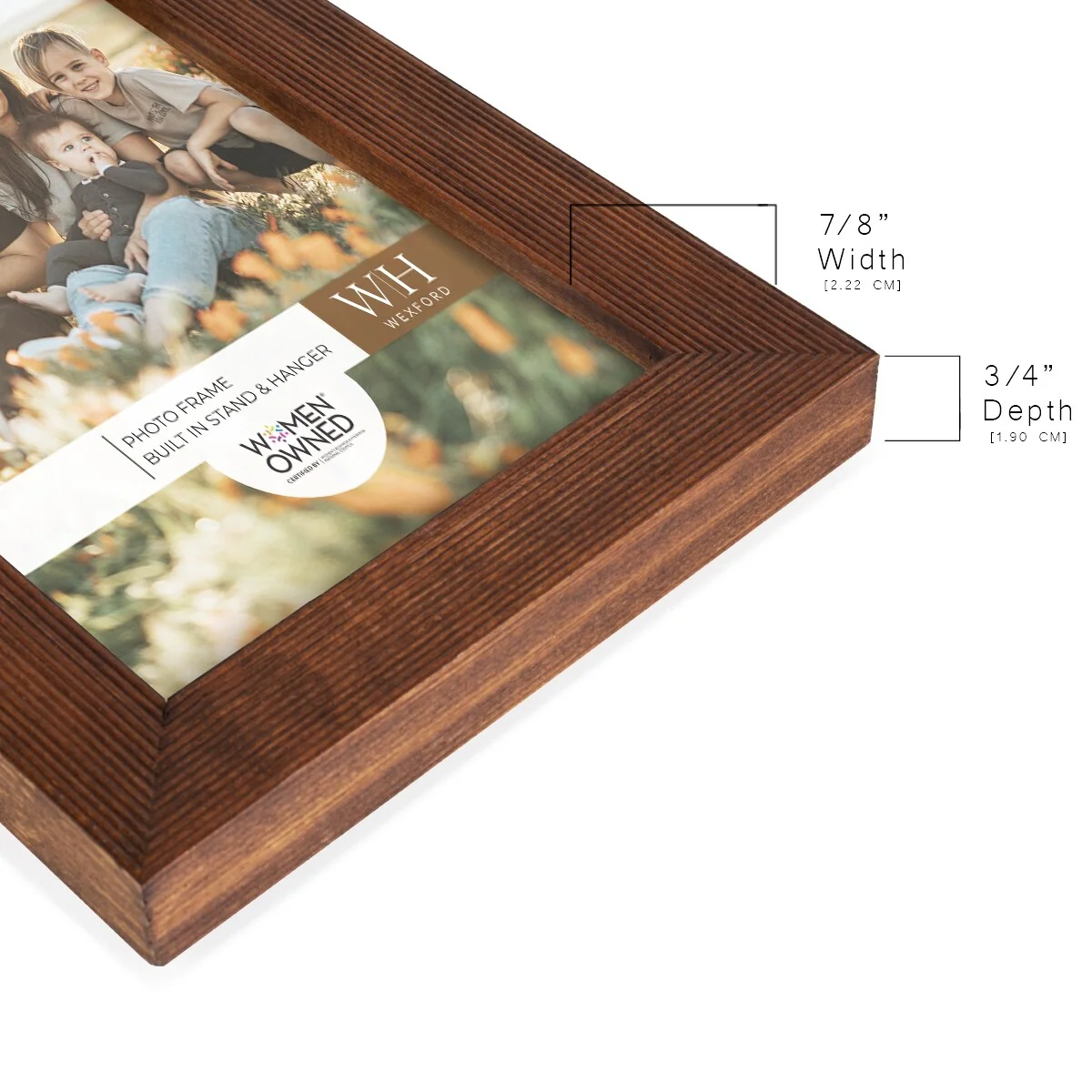 Traditional Walnut Tone Picture Frame
