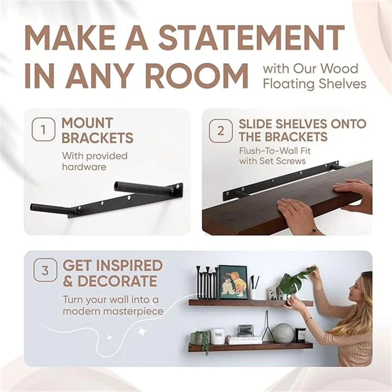 Farmhouse Floating Shelves - 6.5